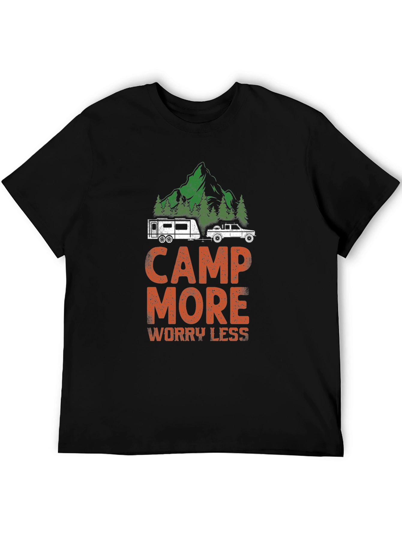 Camp More Worry Less Graphic Tee