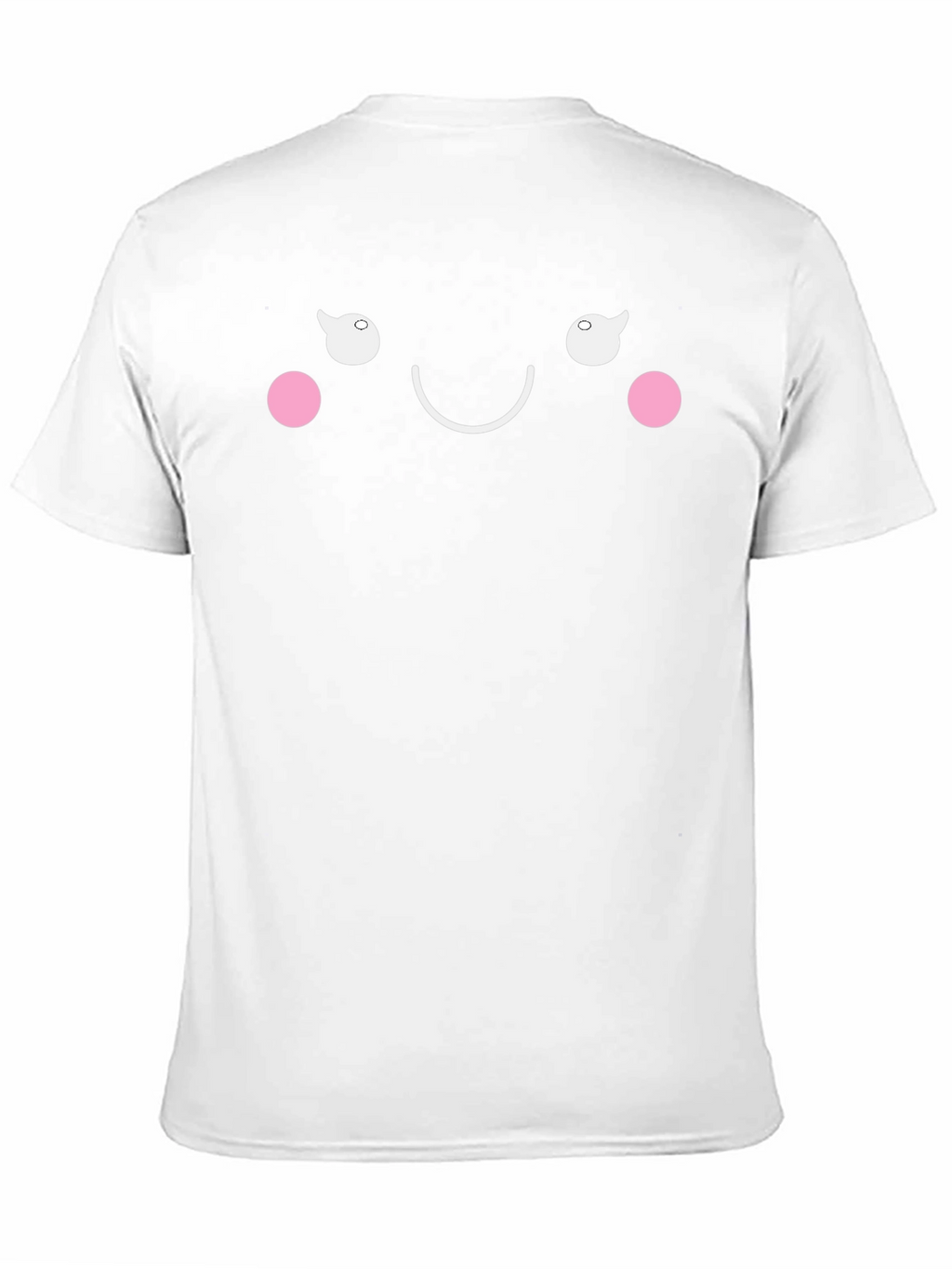 Kawaii Face Black T-Shirt - Express Your Happy Mood!