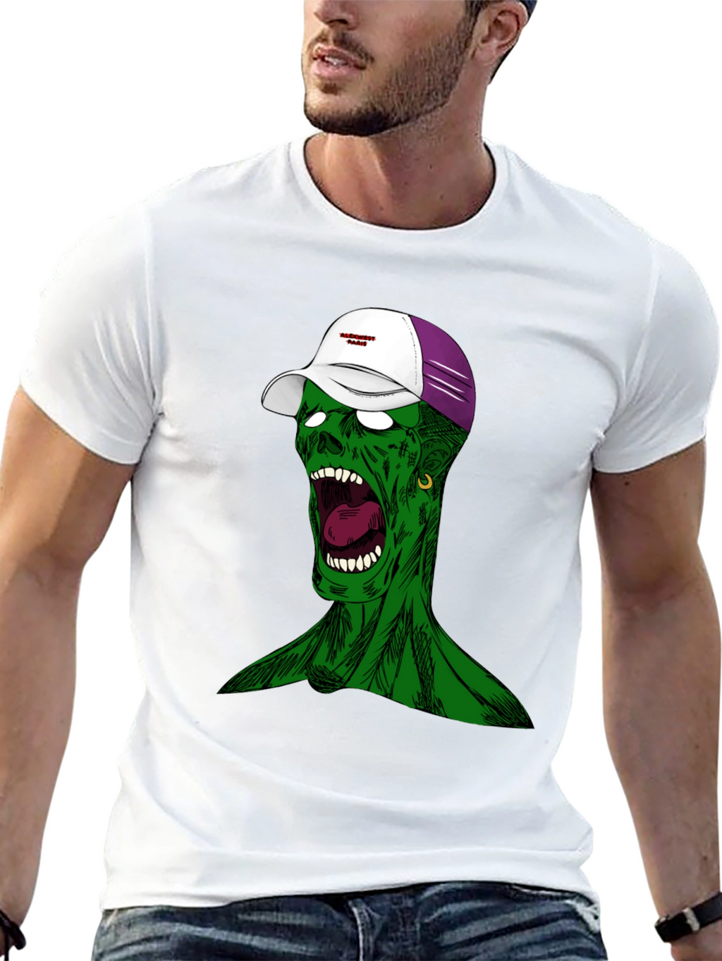 Zombie Graphic Tee - Unique Streetwear