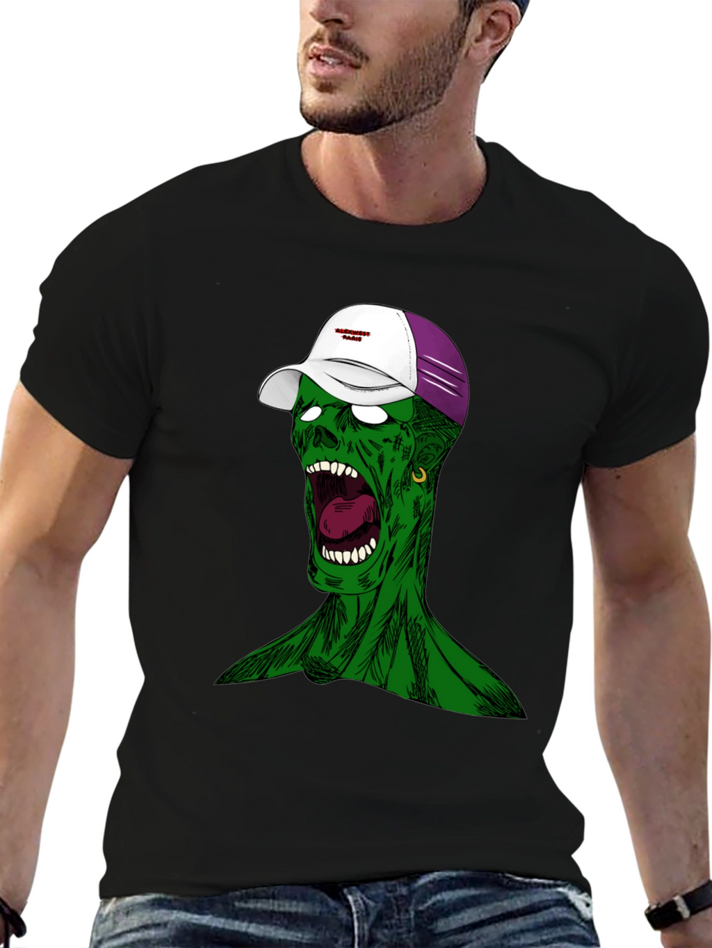 Zombie Graphic Tee - Unique Streetwear