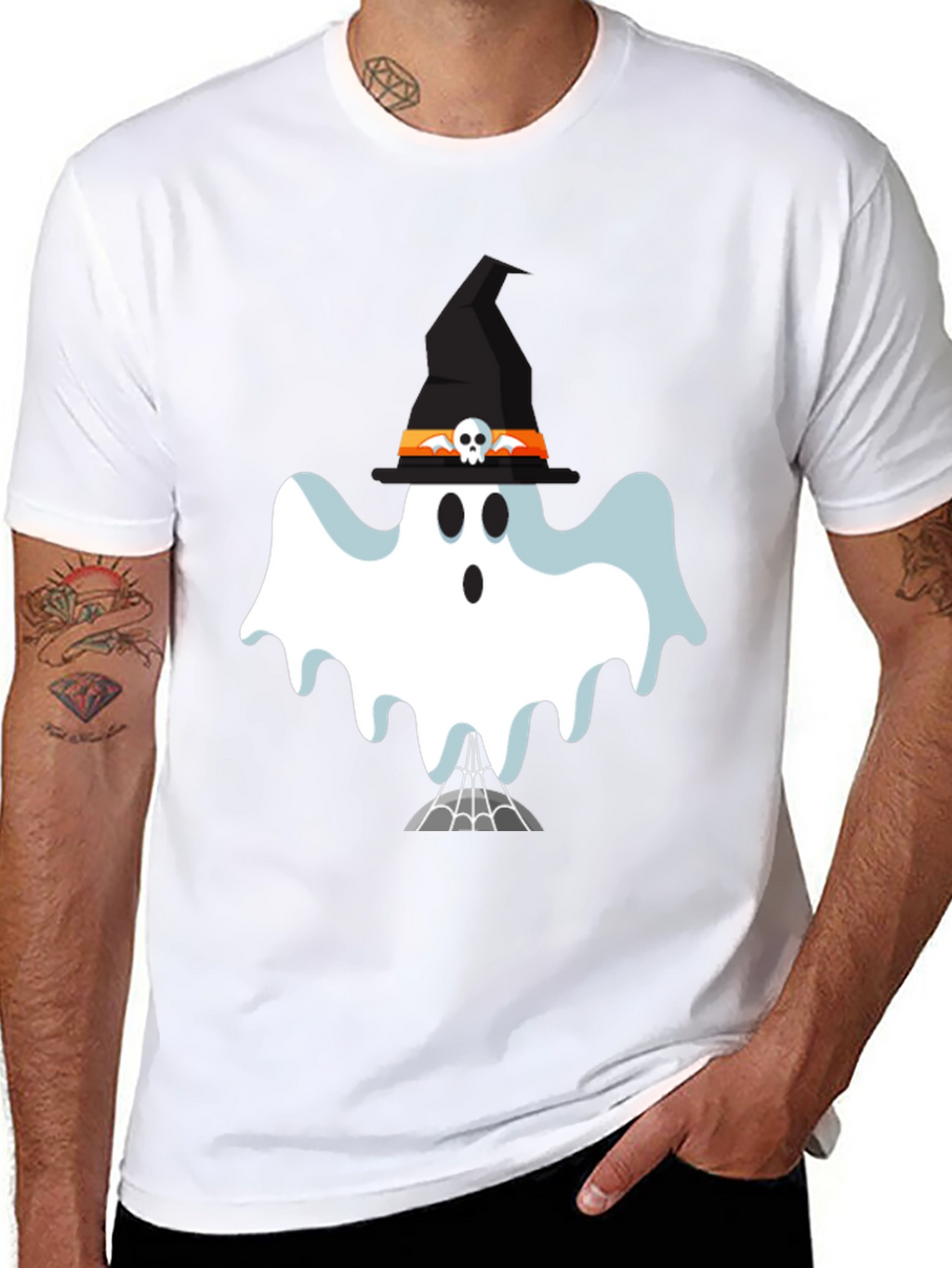 Halloween Ghost T-Shirt - Spooky Season Tee