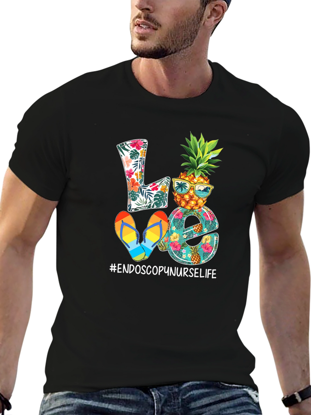 Tropical Endoscopy Nurse Life Tee