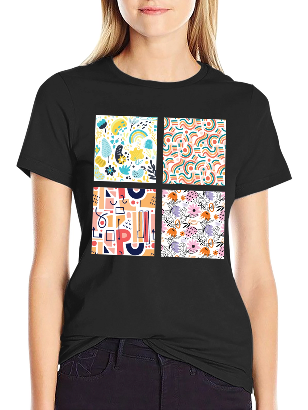 Abstract Pattern Tee - Modern Design