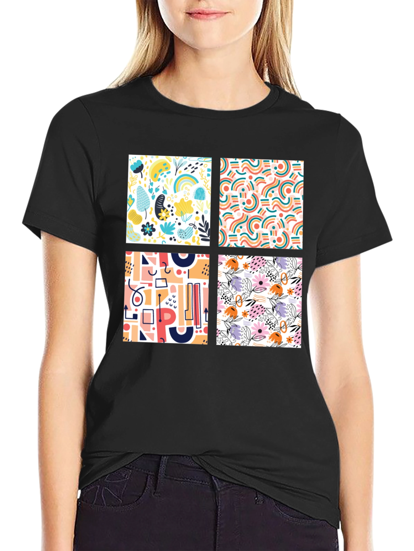 Abstract Pattern Tee - Modern Design