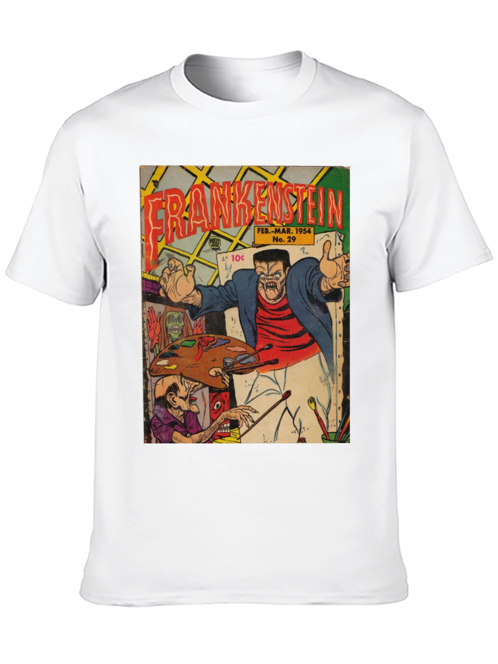 Frankenstein Comic Book Cover T-Shirt
