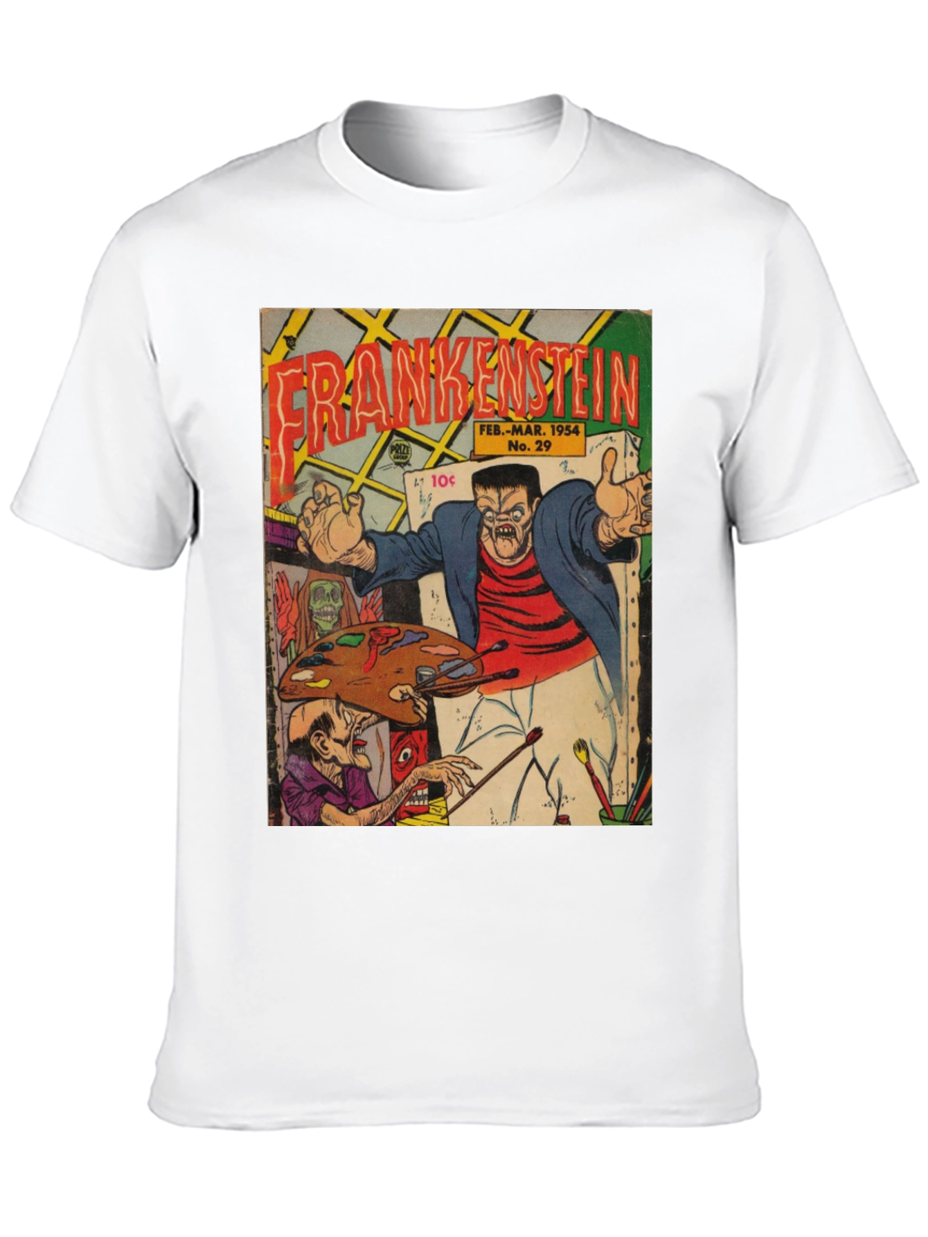 Frankenstein Comic Book Cover T-Shirt