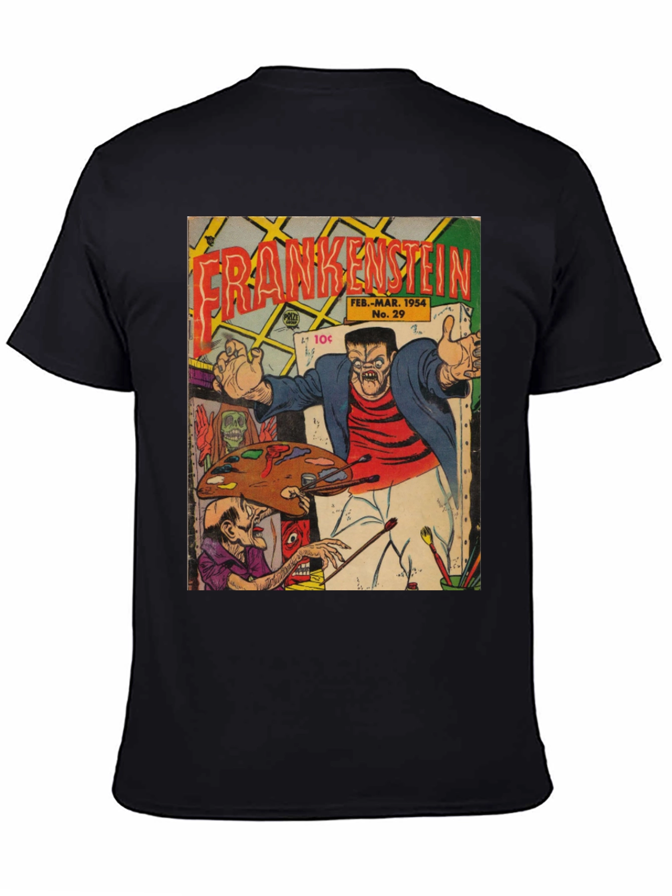Frankenstein Comic Book Cover T-Shirt