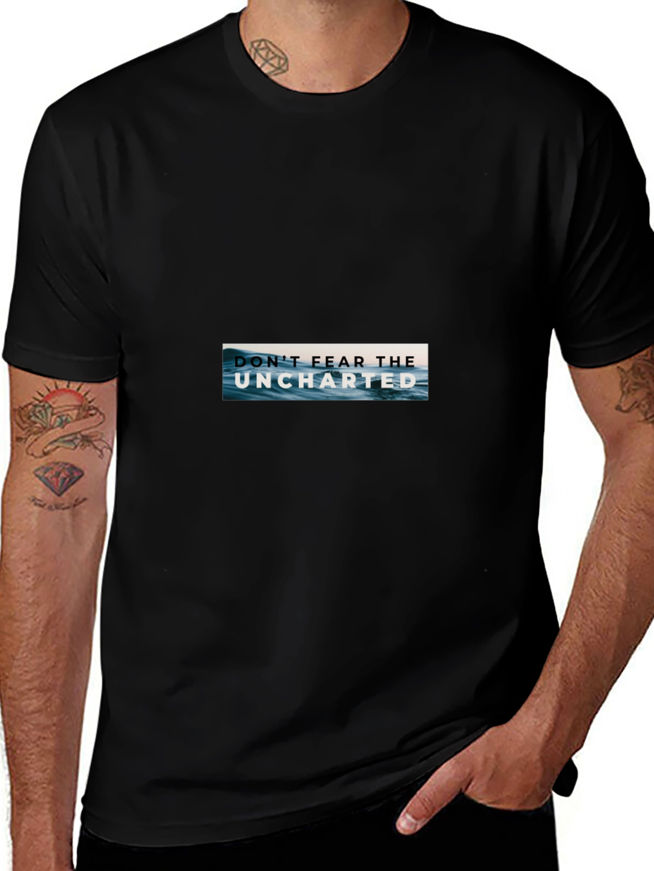 Dont Fear Uncharted Black T-Shirt