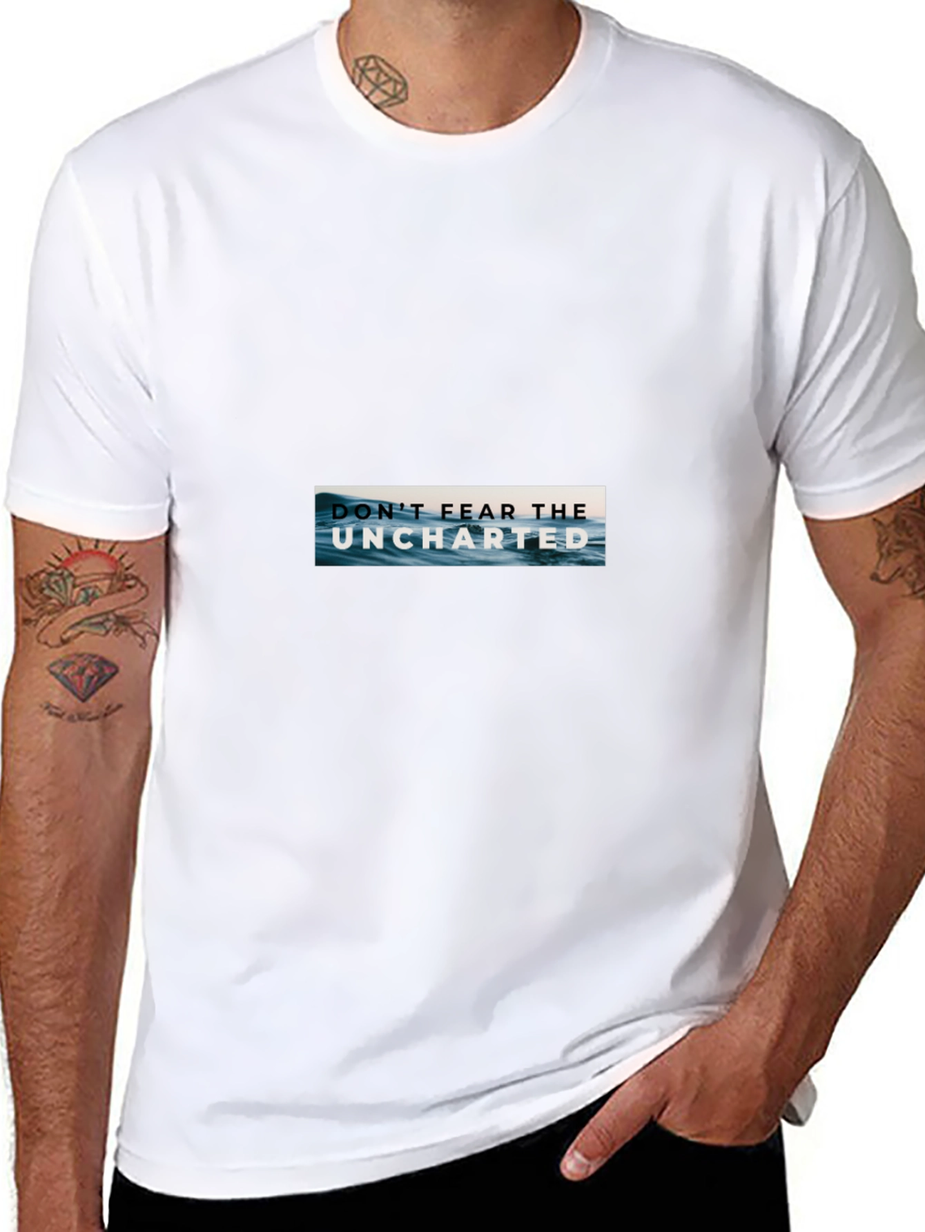 Dont Fear Uncharted Black T-Shirt
