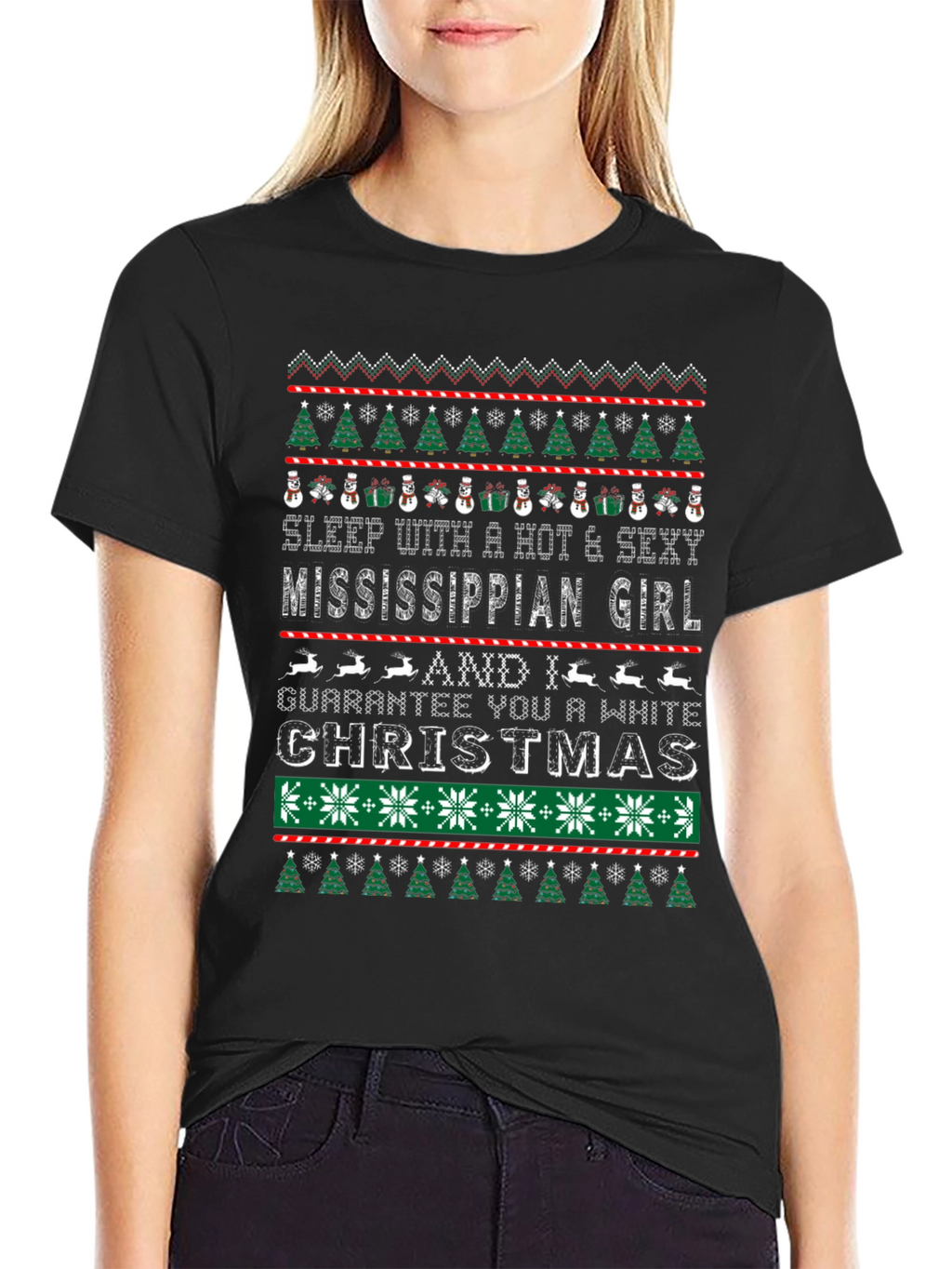 Mississippi Girl Christmas T-Shirt