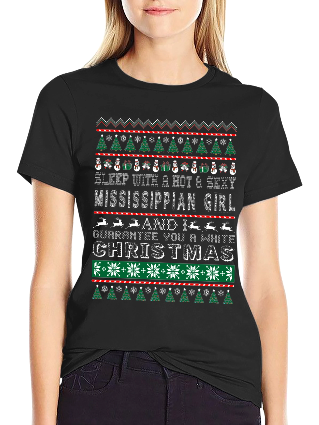 Mississippi Girl Christmas T-Shirt