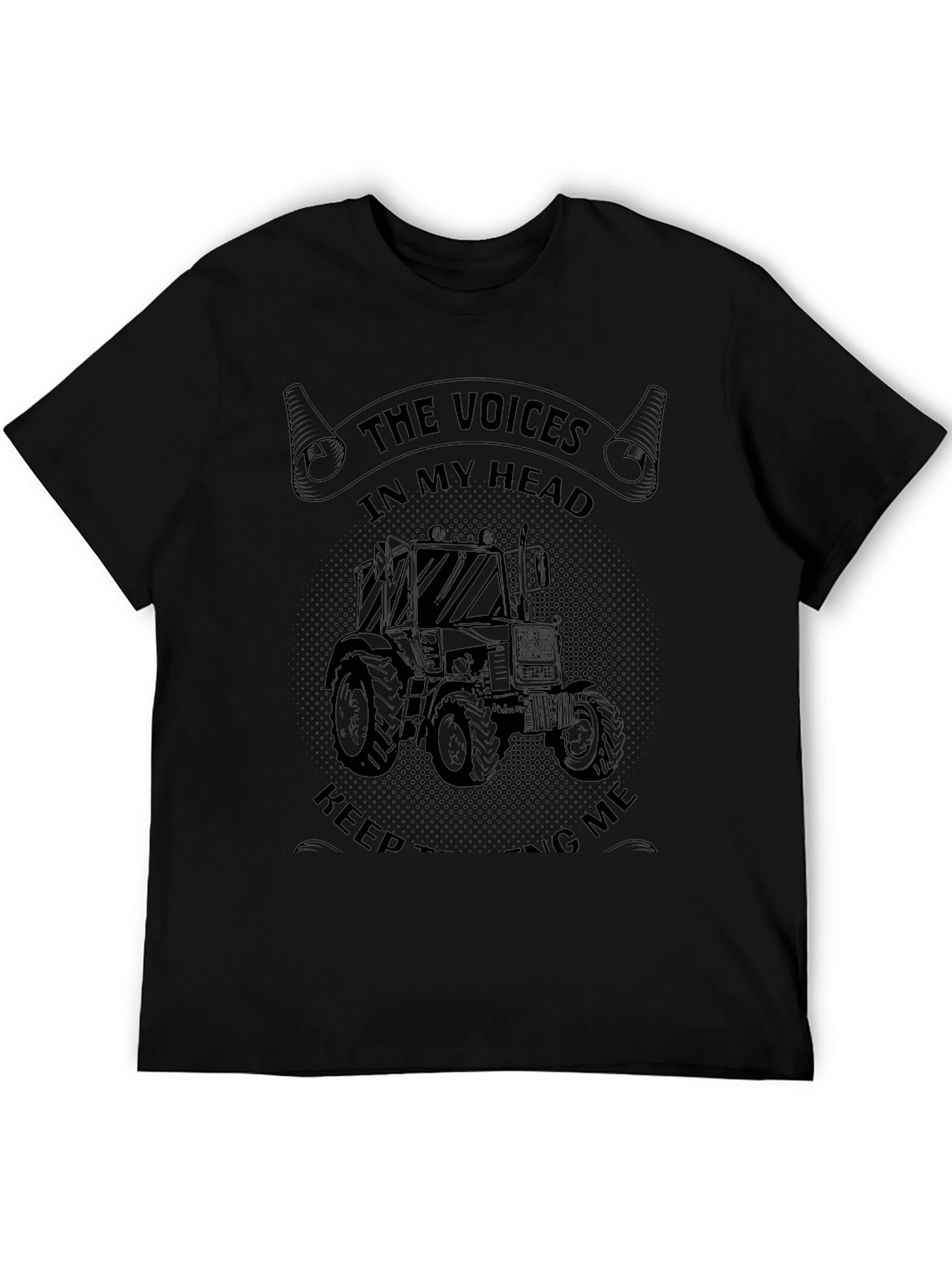 Funny Tractor T-Shirt - The Voices In My Head