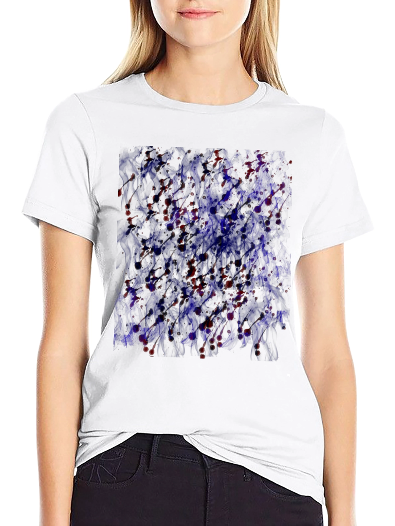 Abstract Art T-Shirt - Black
