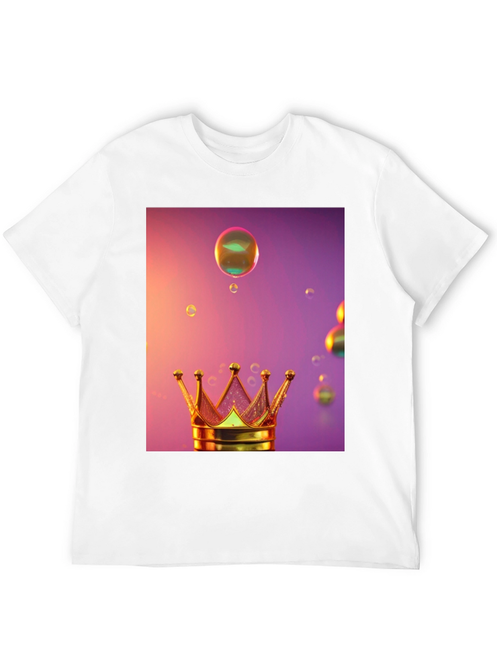 Crown and Bubbles Graphic Tee