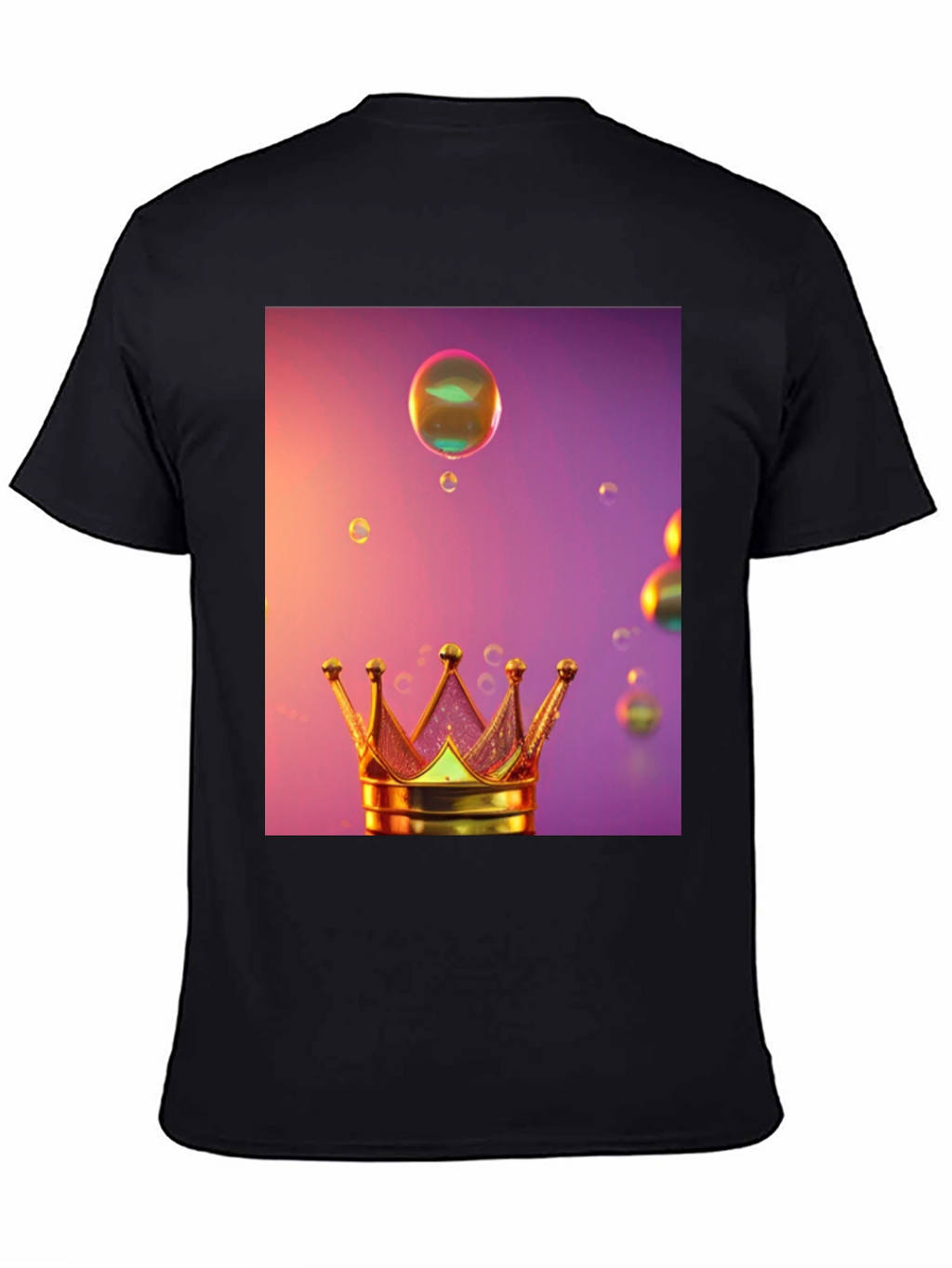 Crown and Bubbles Graphic Tee