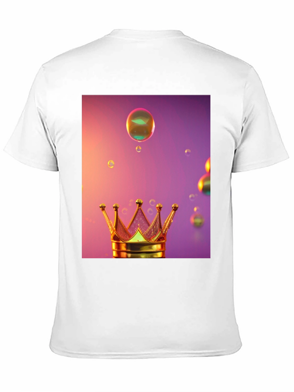 Crown and Bubbles Graphic Tee