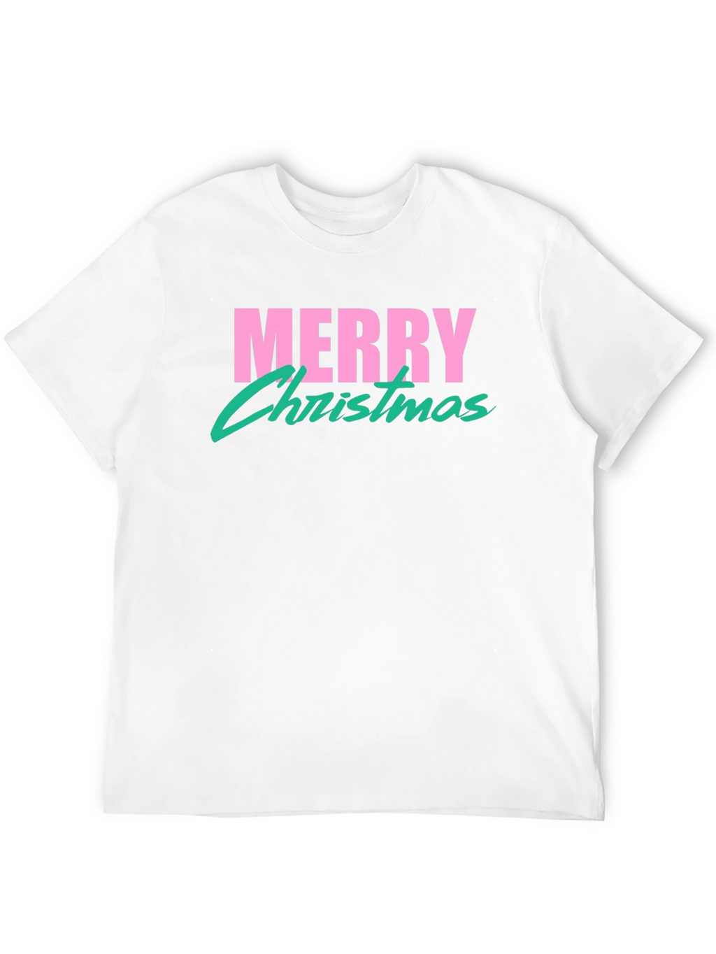 Retro Merry Christmas T-Shirt - Black