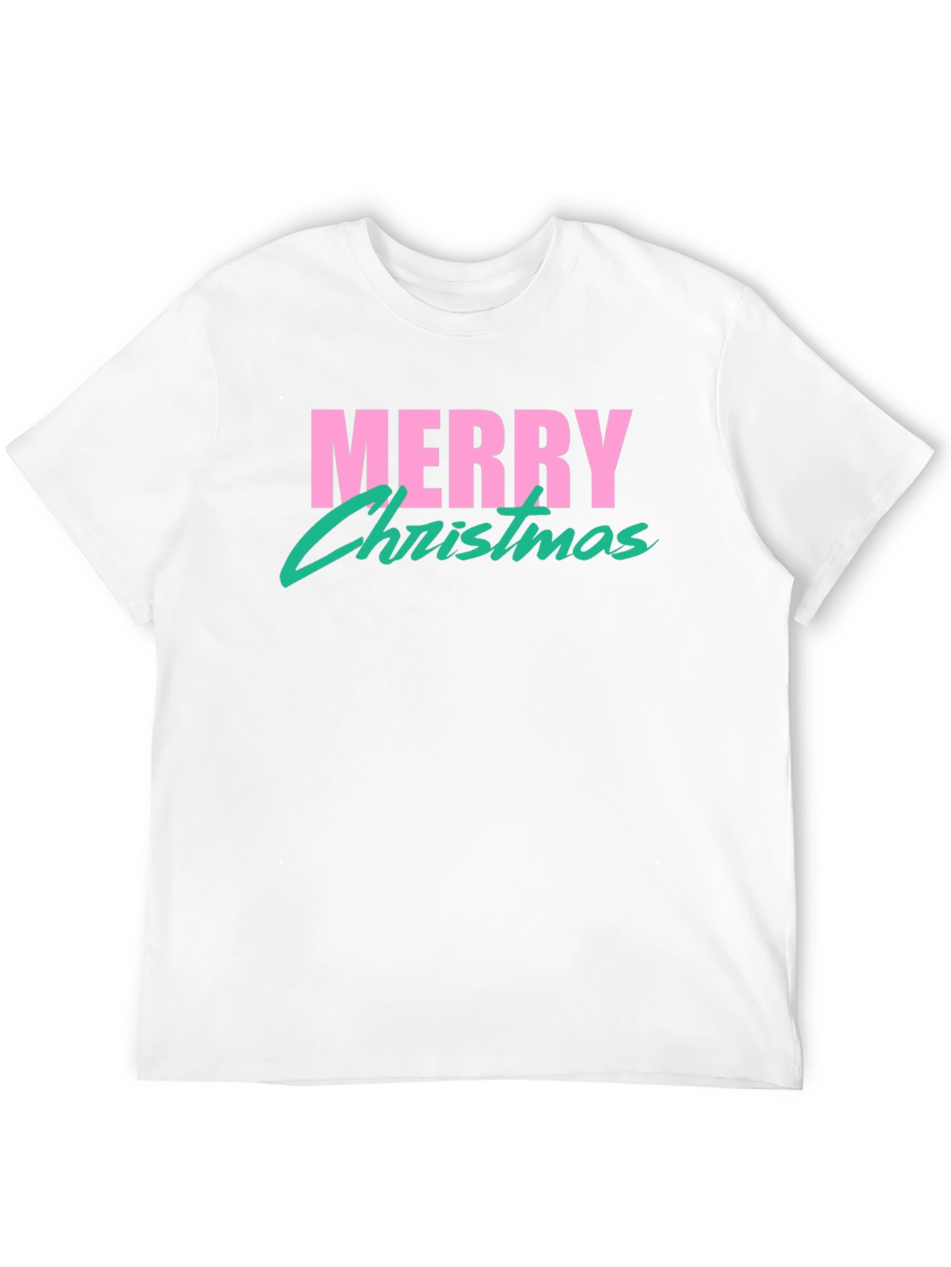 Retro Merry Christmas T-Shirt - Black