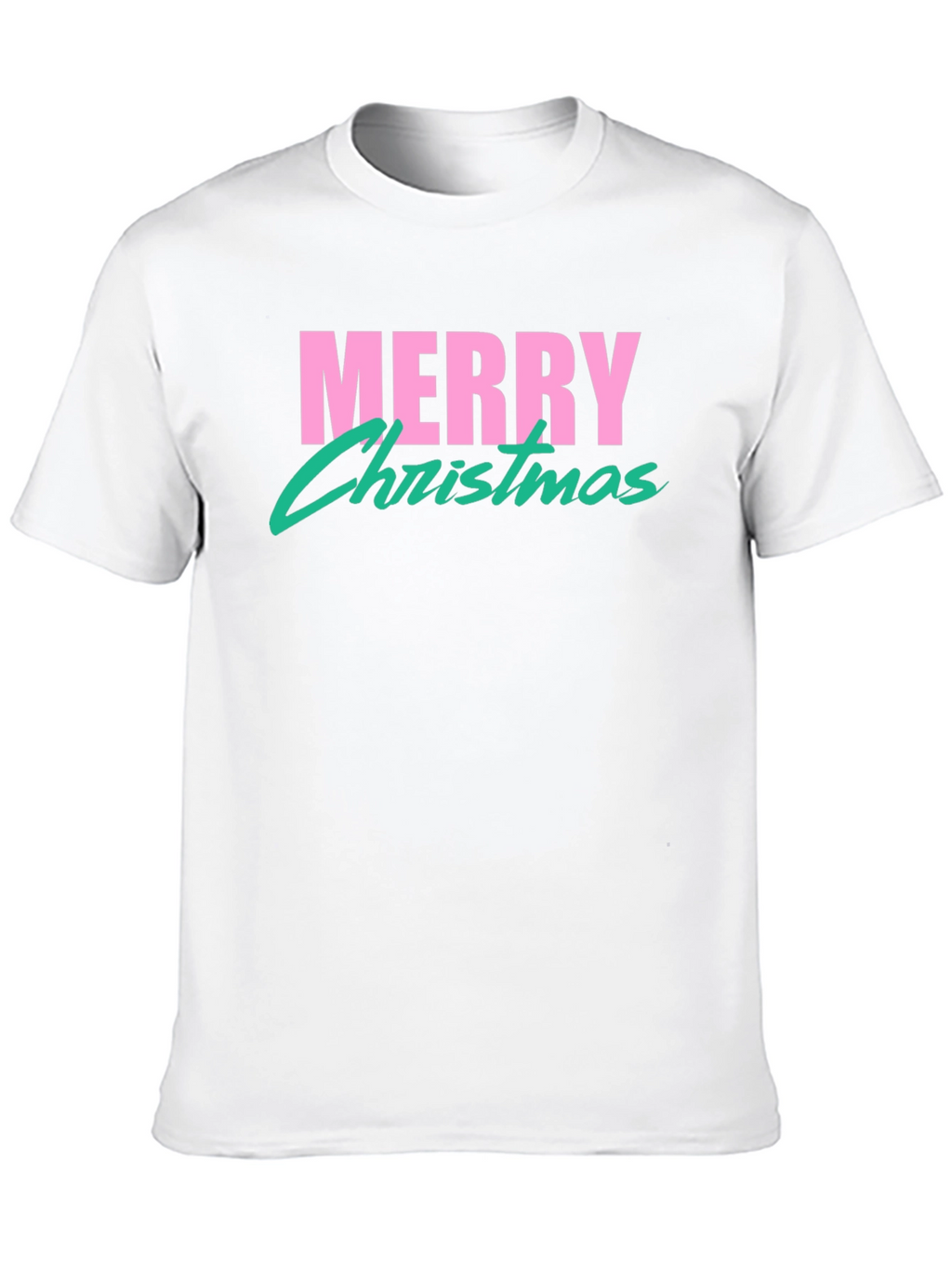 Retro Merry Christmas T-Shirt - Black