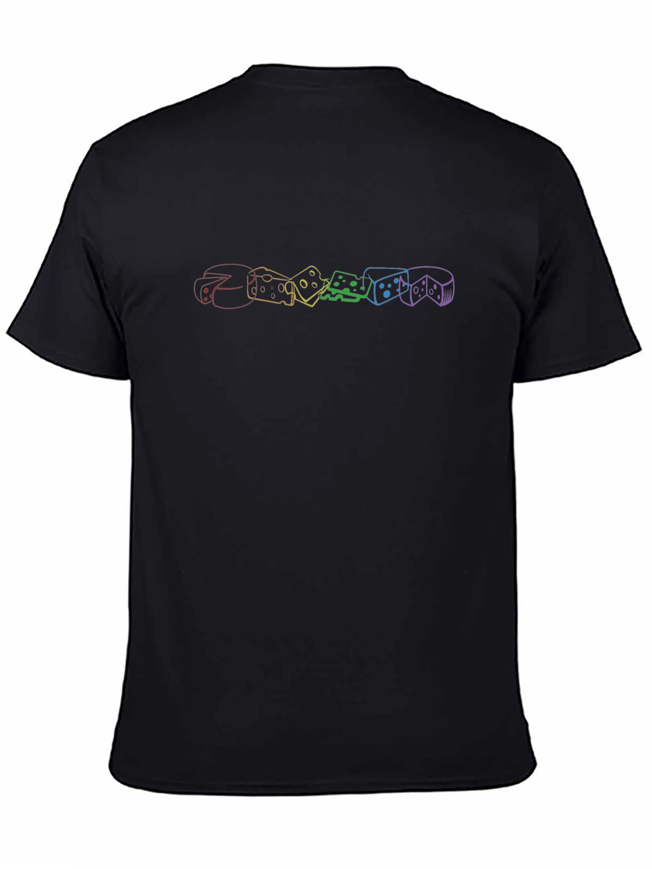 Rainbow Cheese Graphic Tee - Stylish Comfort