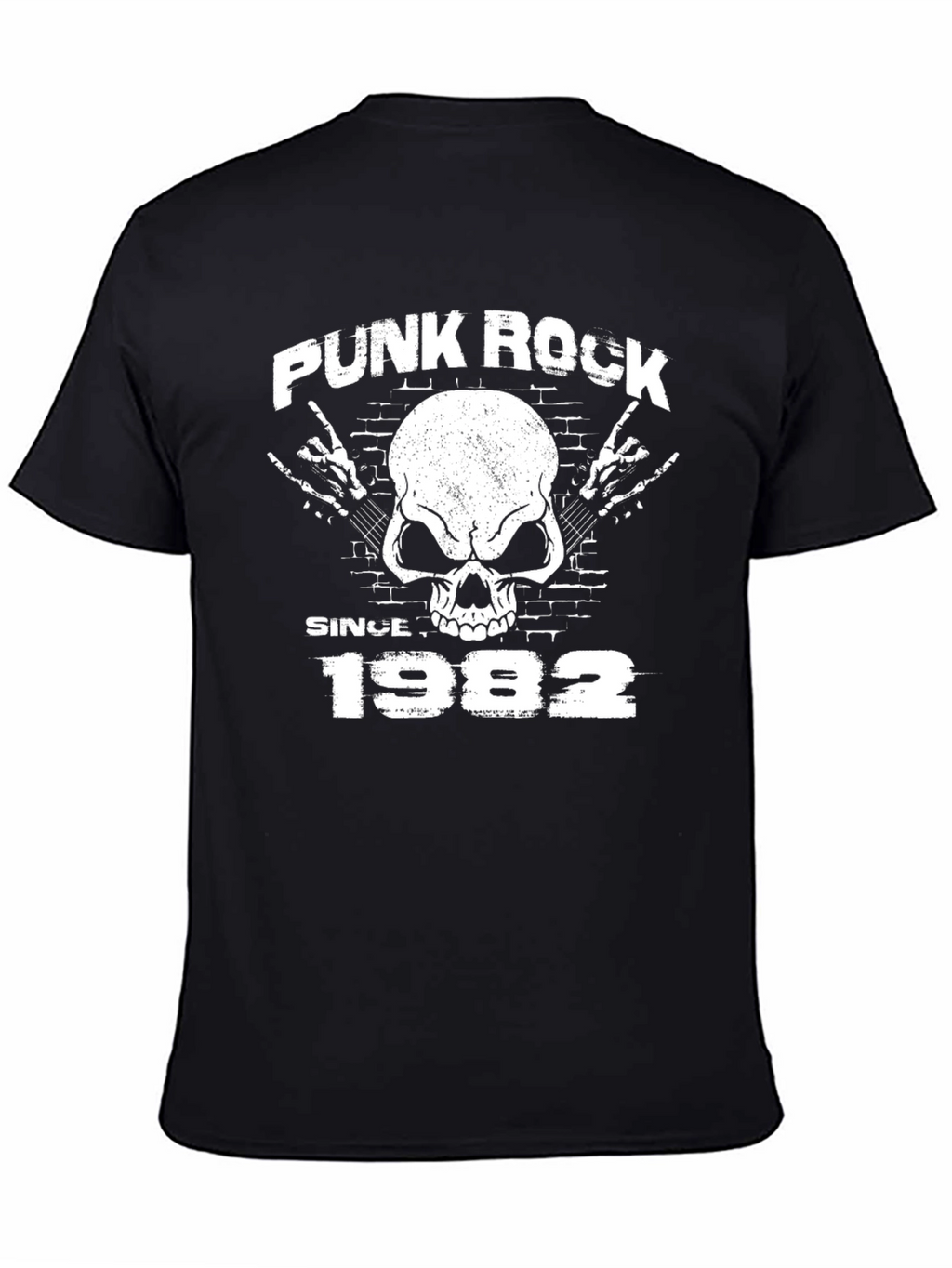 Punk Rock Since 1982 Black T-Shirt