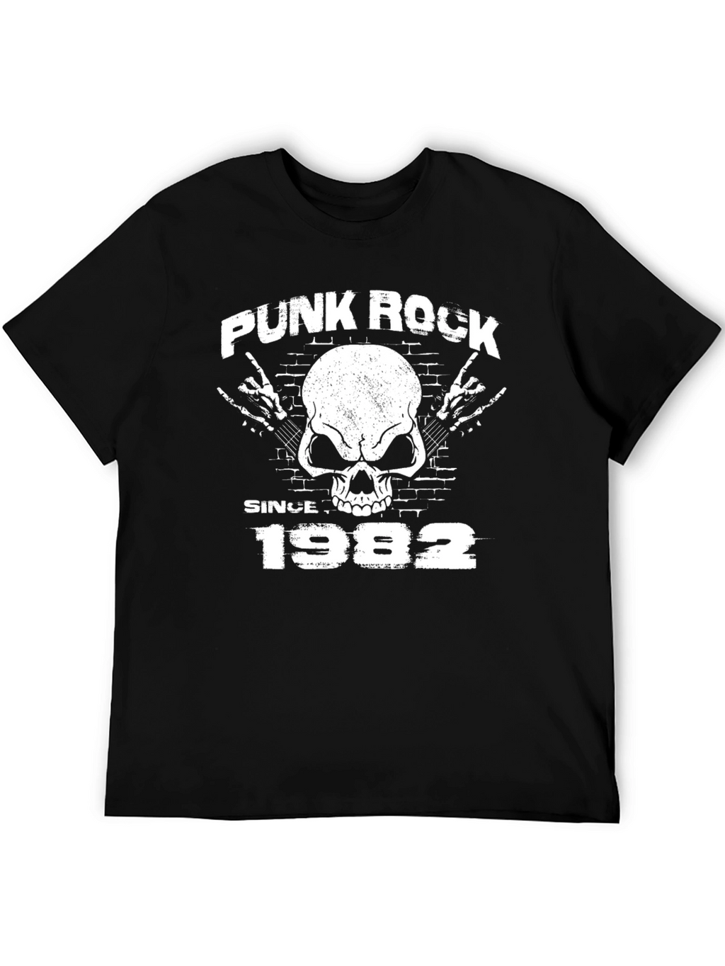 Punk Rock Since 1982 Black T-Shirt