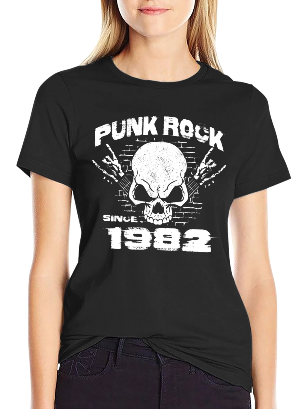 Punk Rock Since 1982 Black T-Shirt
