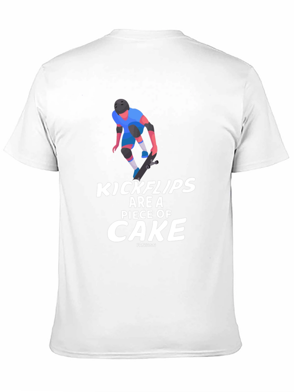 Kickflips Cake Graphic Tee - Skater Style