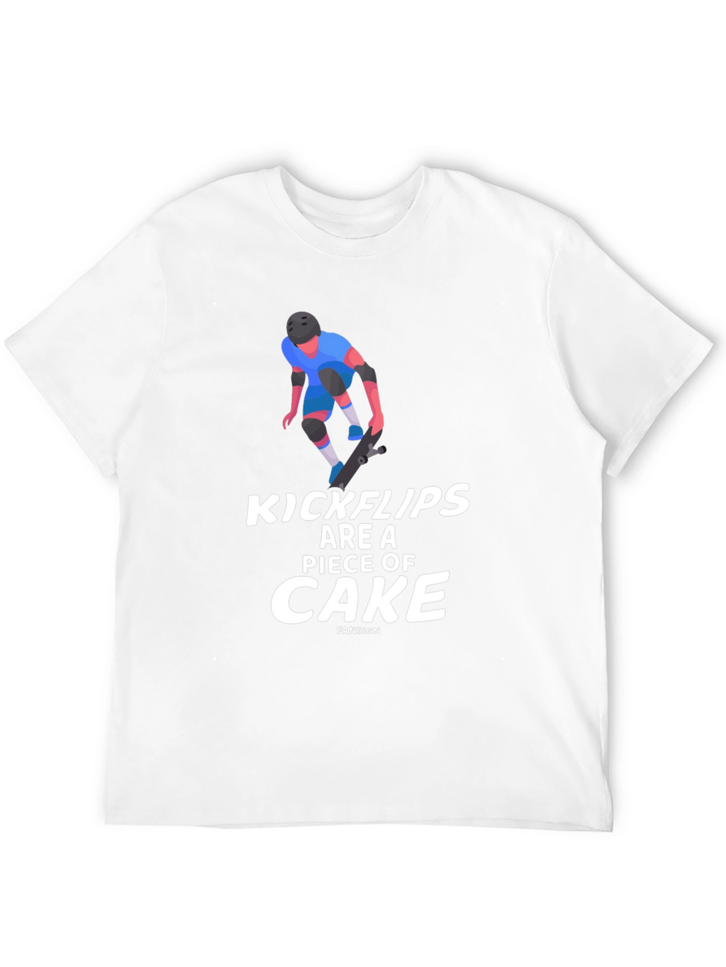 Kickflips Cake Graphic Tee - Skater Style