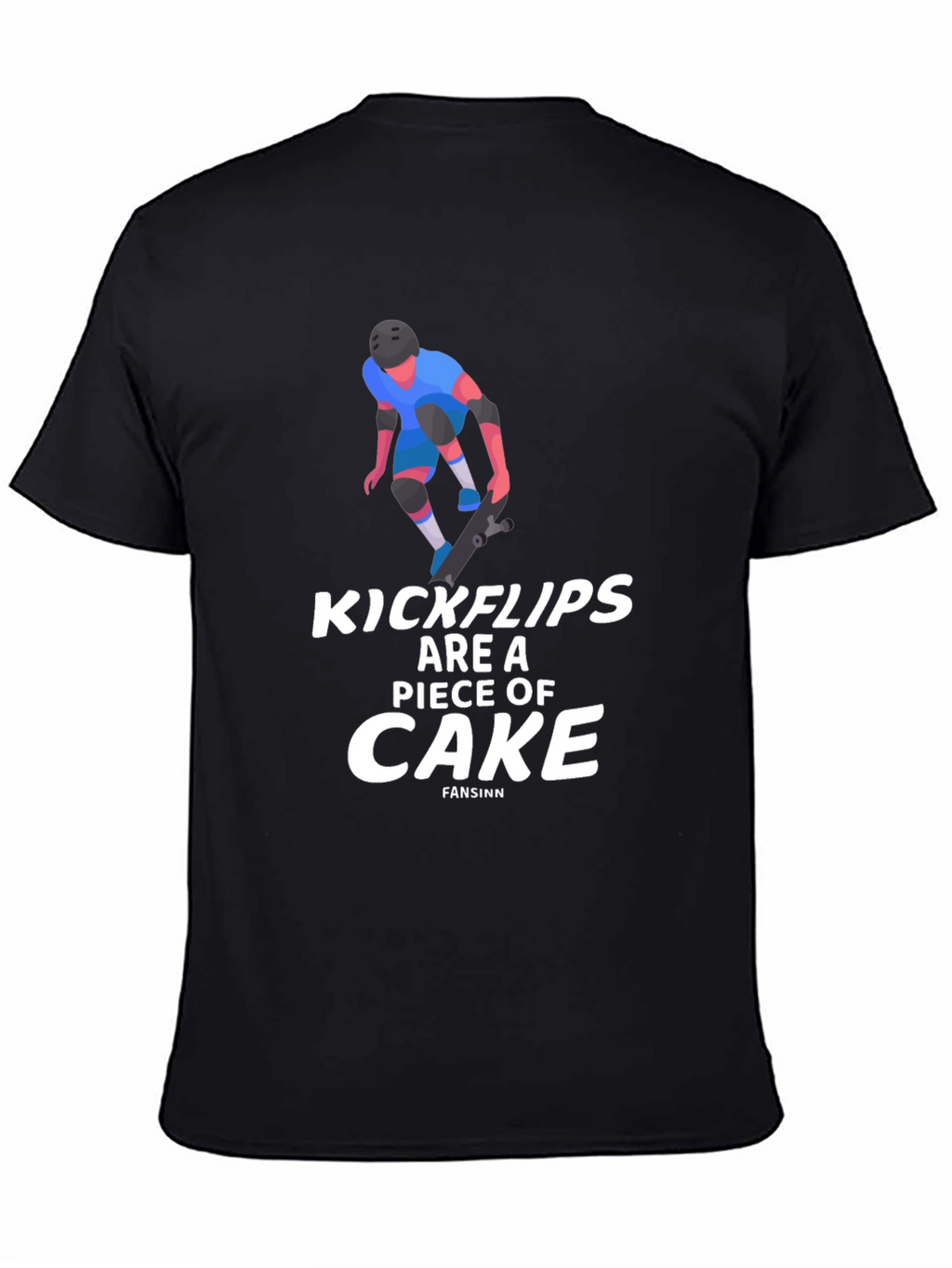 Kickflips Cake Graphic Tee - Skater Style