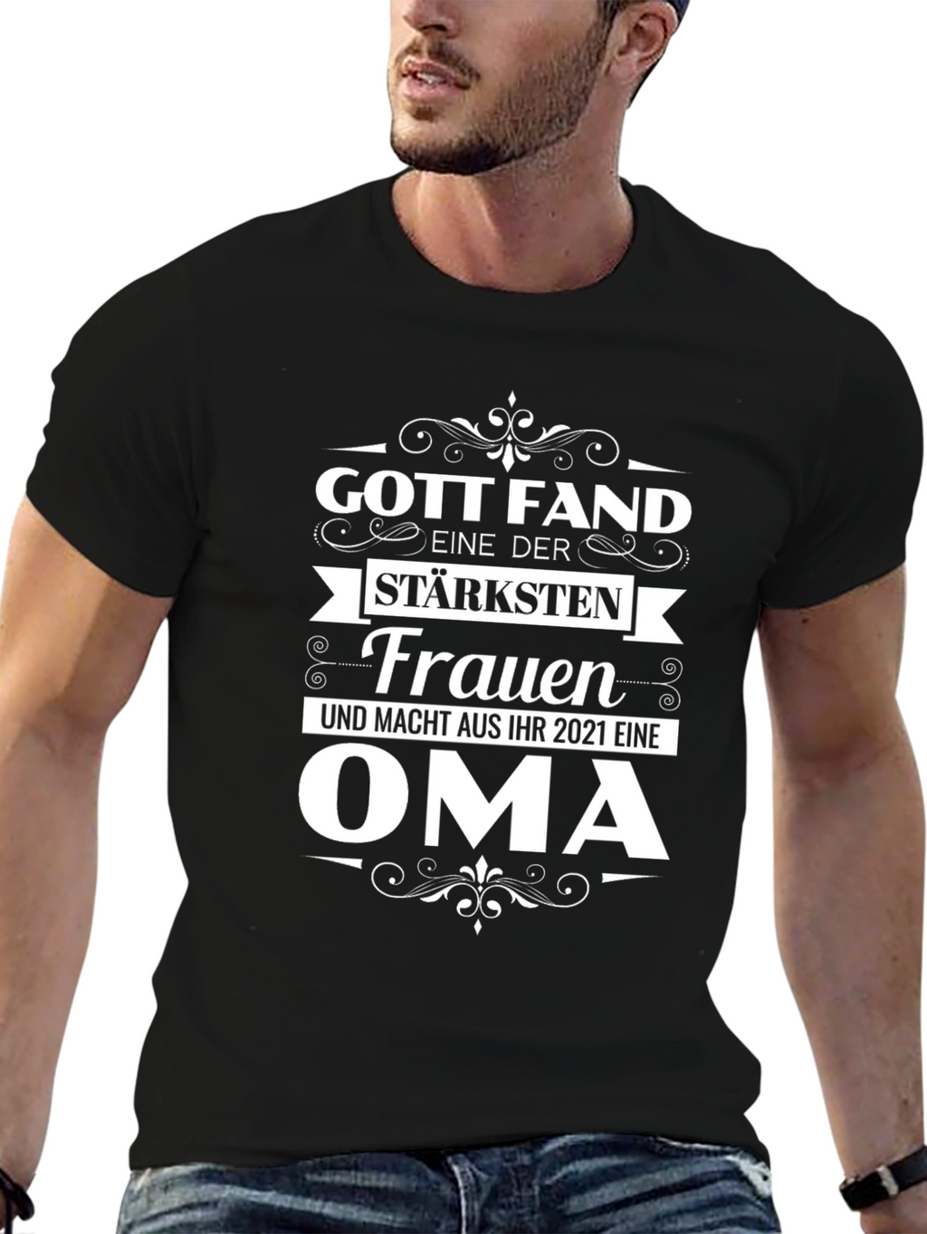 Gott fand Oma T-Shirt - German Grandmother Gift