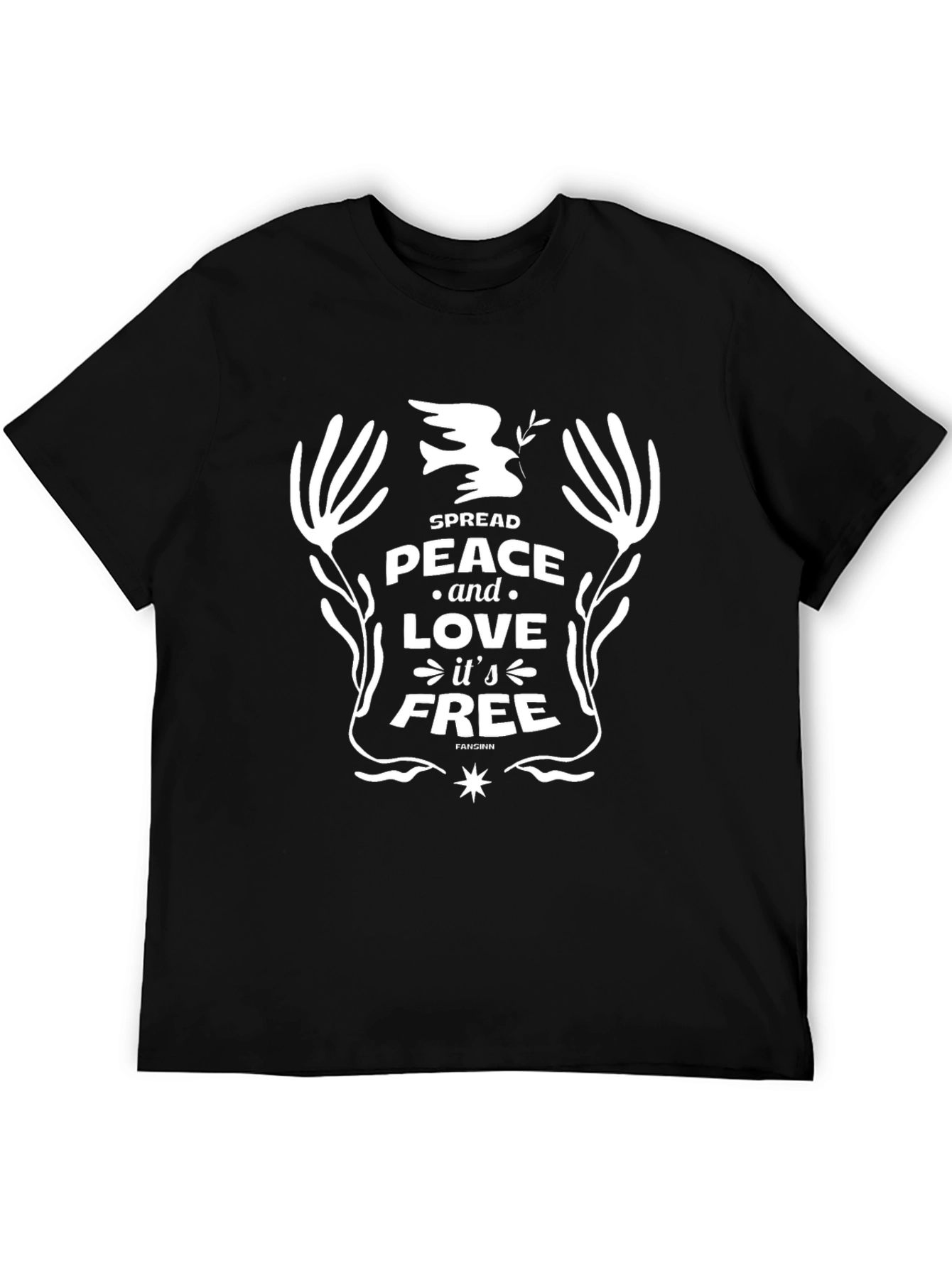Peace Love Free Dove Graphic Tee