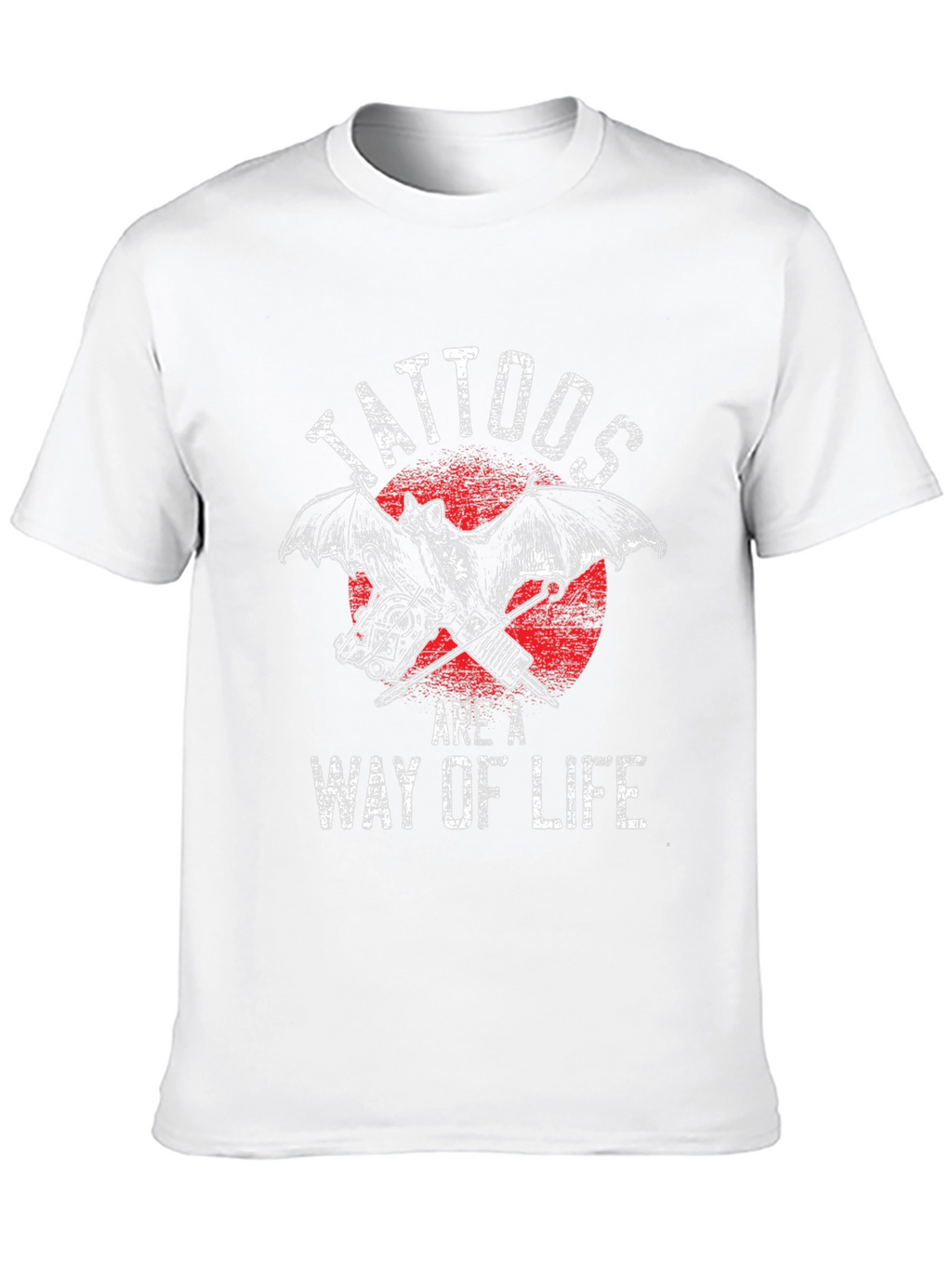 Tattoos Are A Way Of Life Bat Graphic Tee