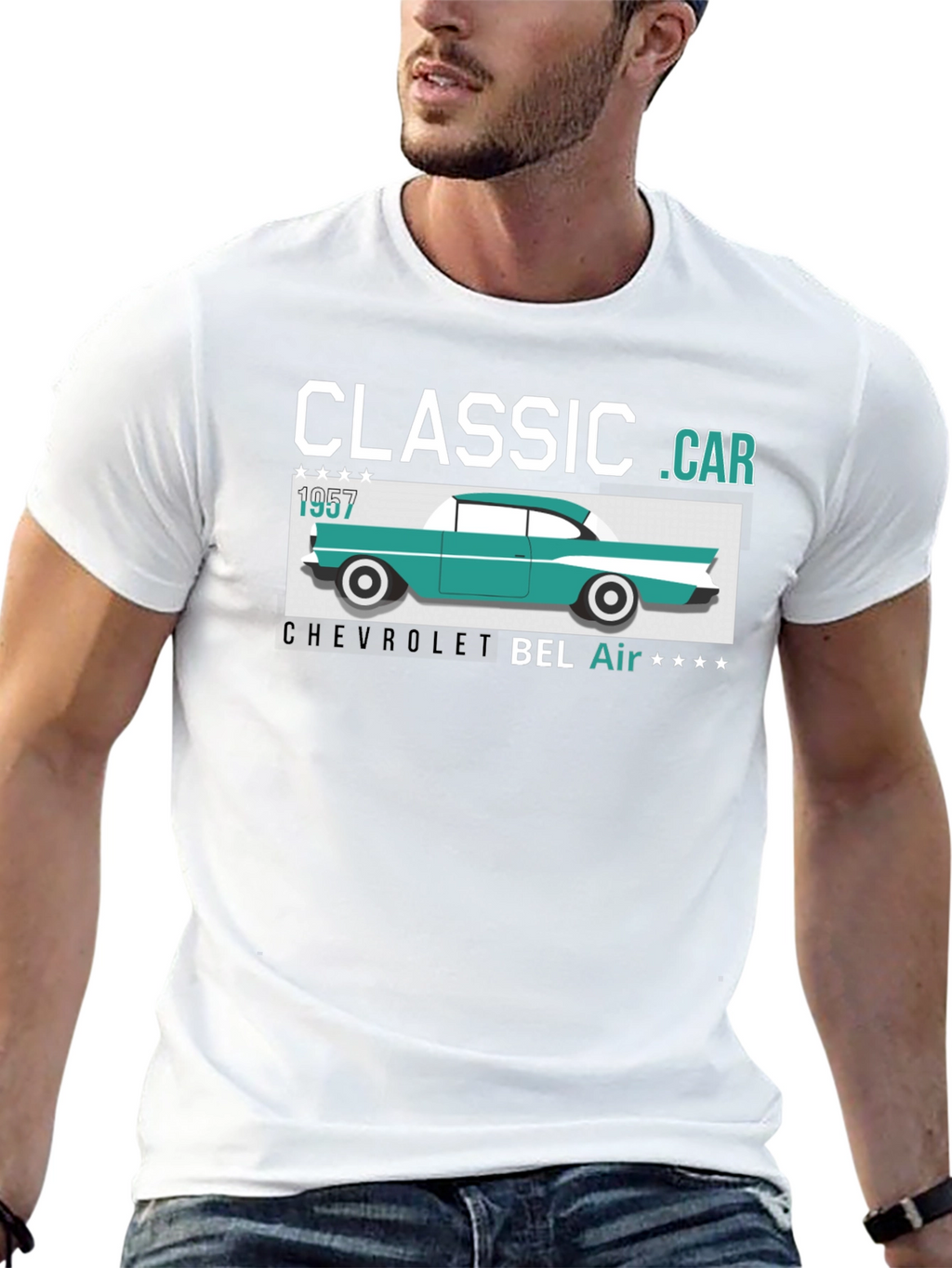 Classic Car 1957 Chevrolet Bel Air T-Shirt