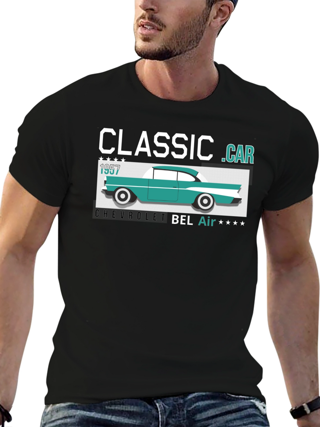 Classic Car 1957 Chevrolet Bel Air T-Shirt