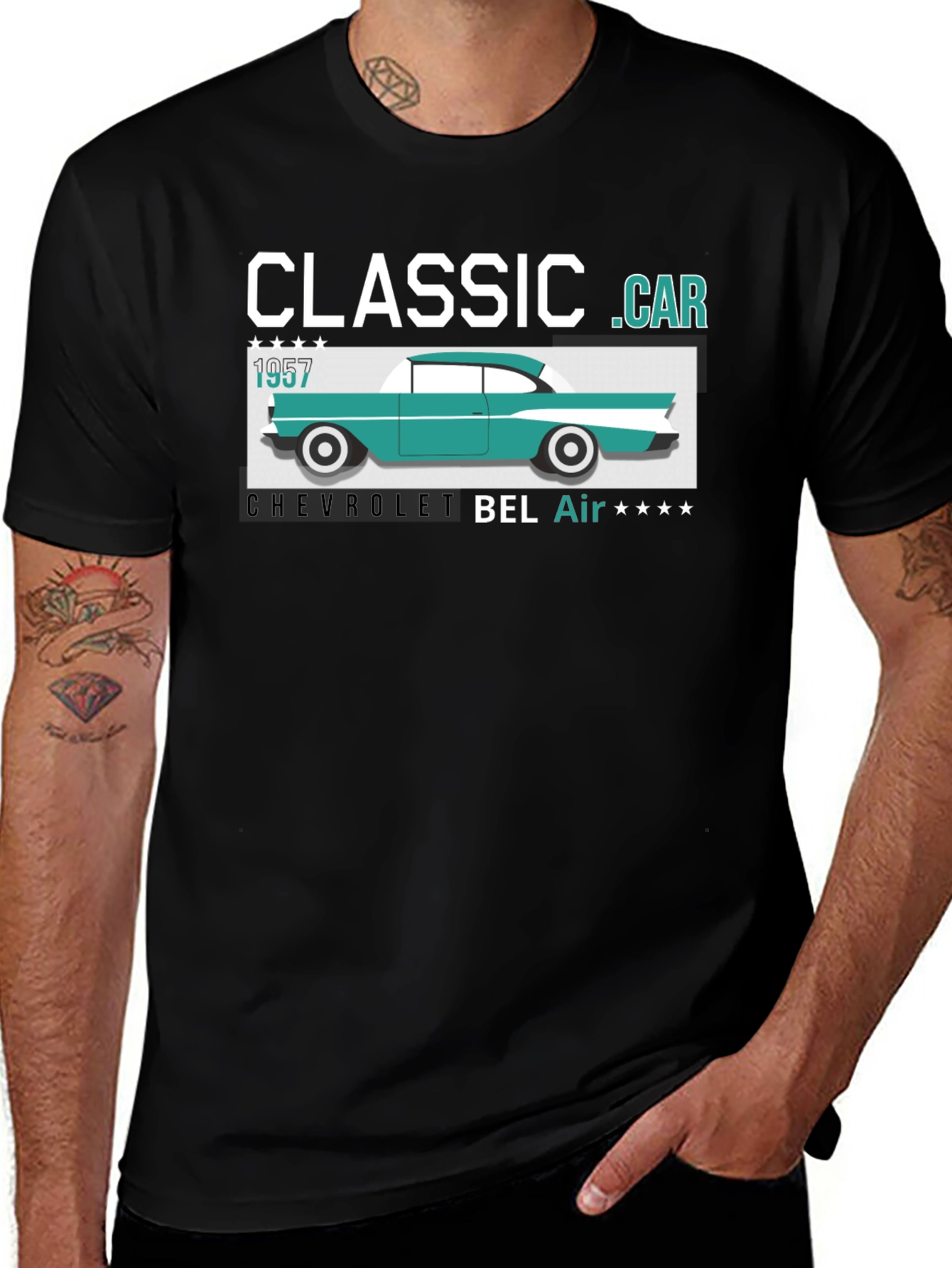 Classic Car 1957 Chevrolet Bel Air T-Shirt