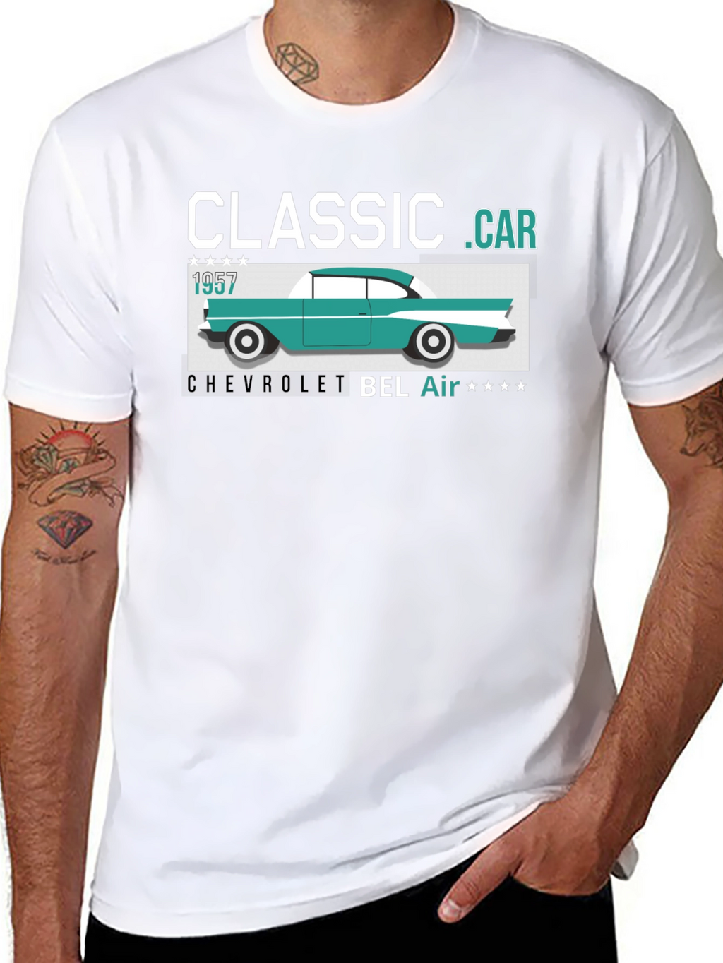 Classic Car 1957 Chevrolet Bel Air T-Shirt