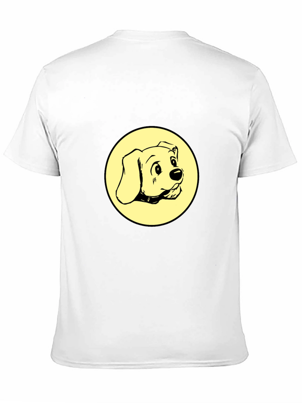 Dog Graphic Tee - Black Cotton Comfort