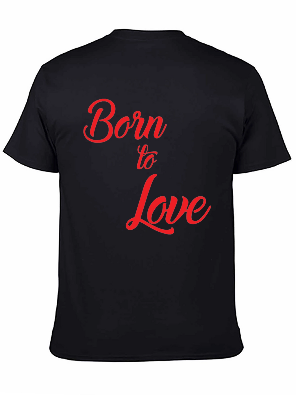 Born to Love Graphic T-Shirt - Black