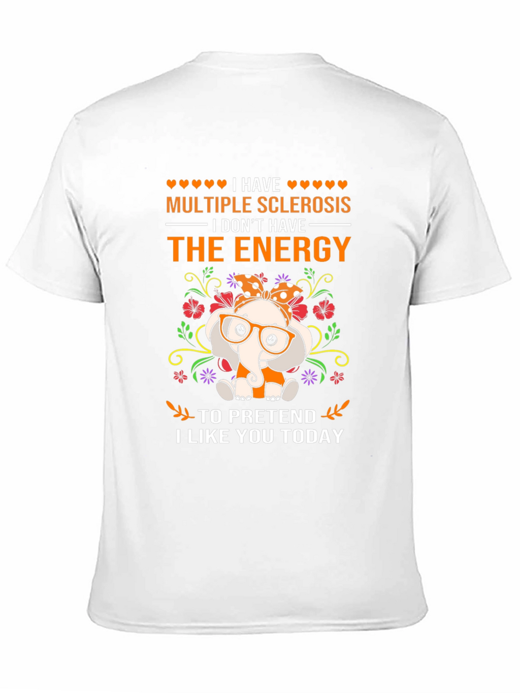 Multiple Sclerosis Awareness Elephant T-Shirt