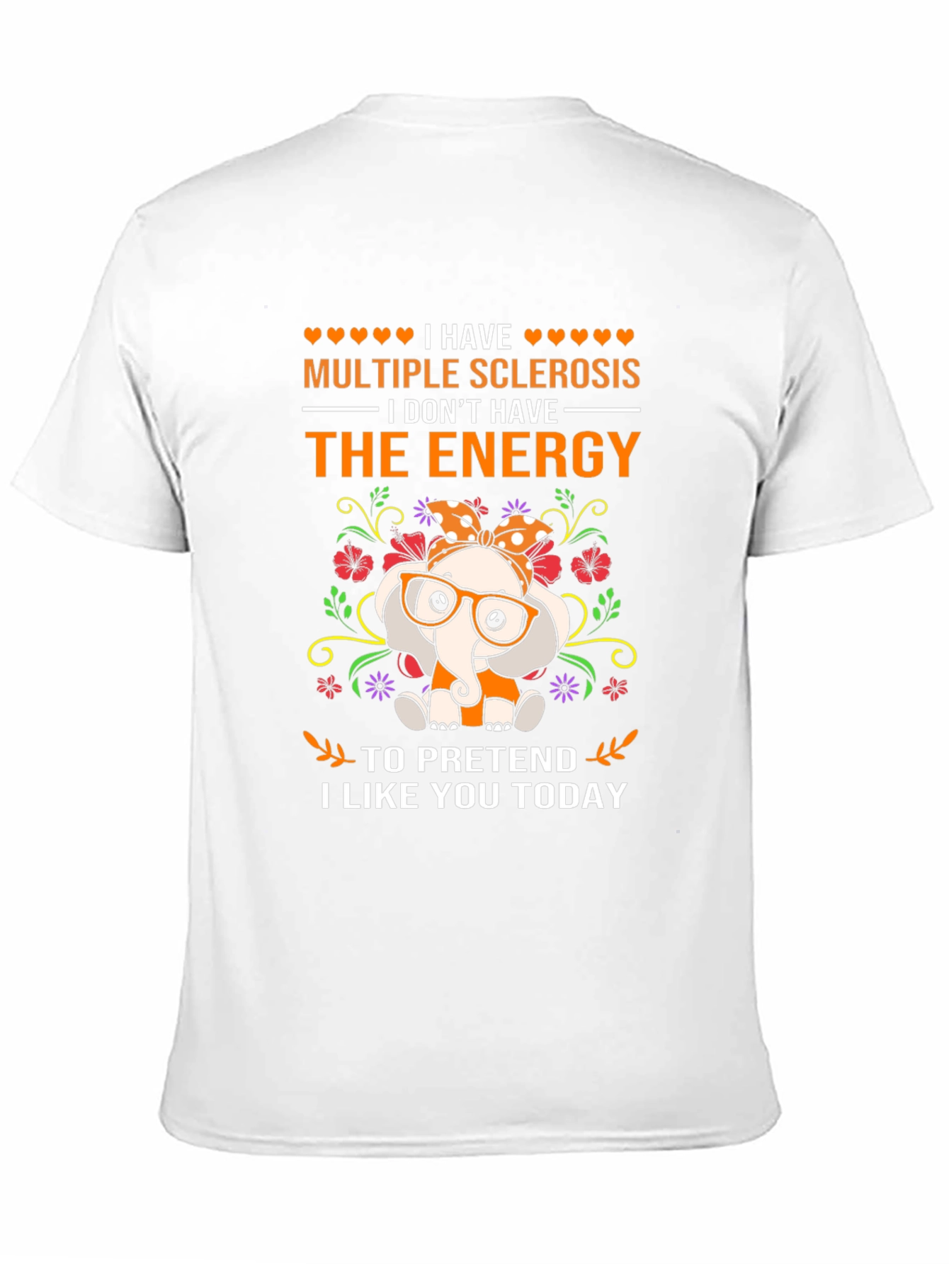 Multiple Sclerosis Awareness Elephant T-Shirt