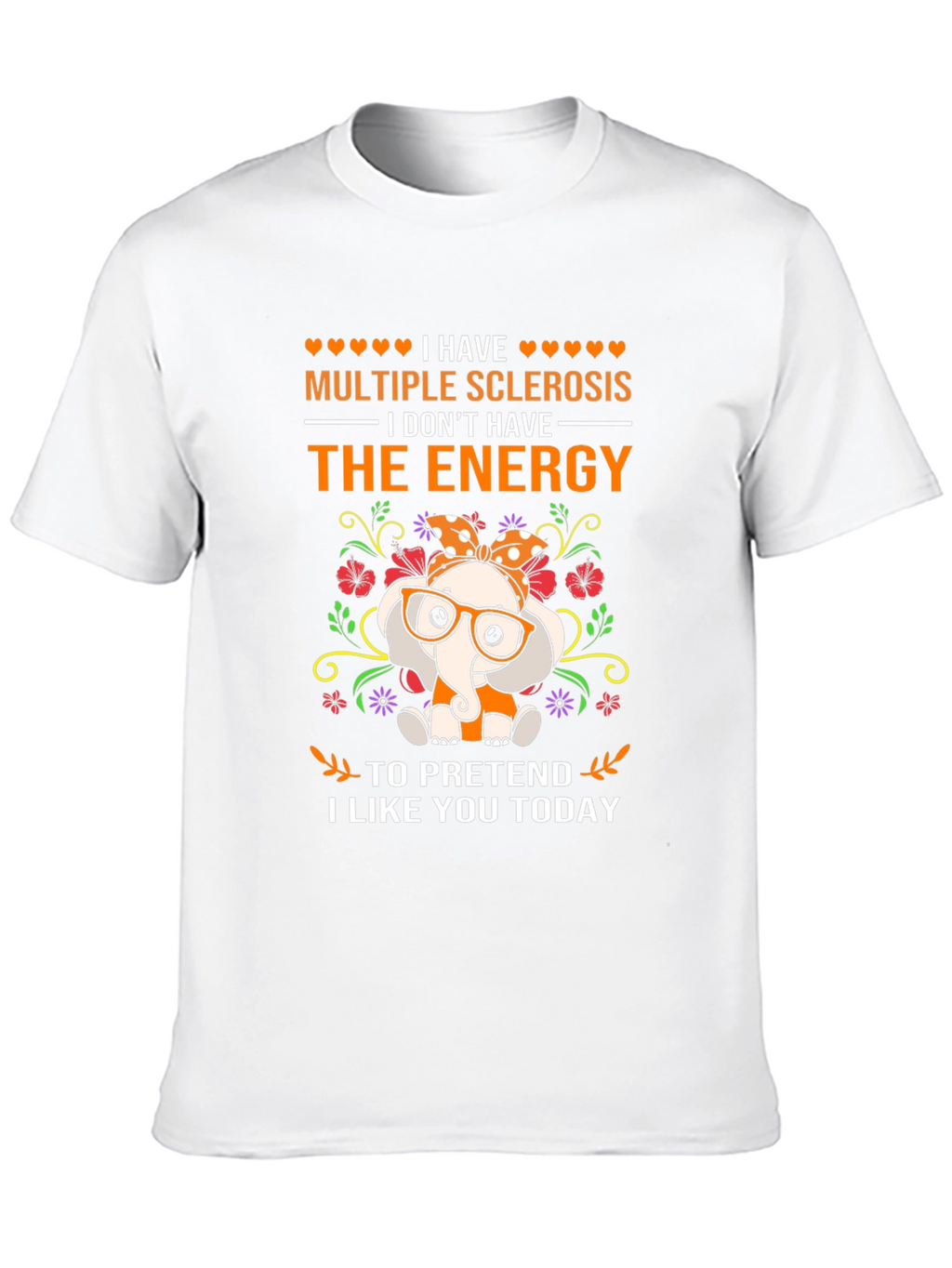 Multiple Sclerosis Awareness Elephant T-Shirt