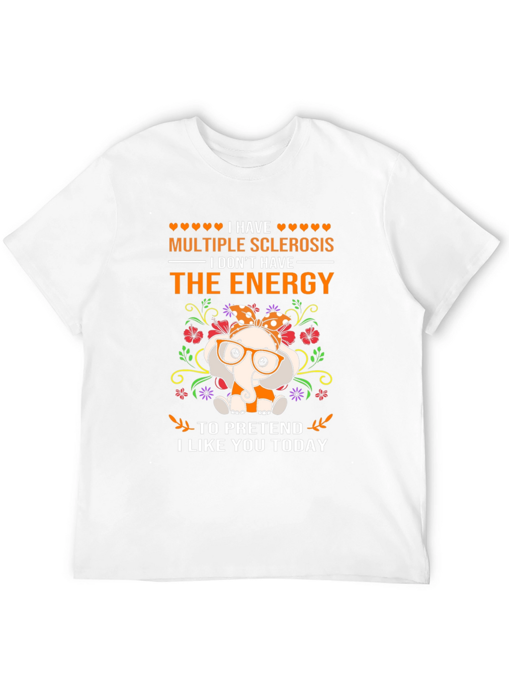 Multiple Sclerosis Awareness Elephant T-Shirt