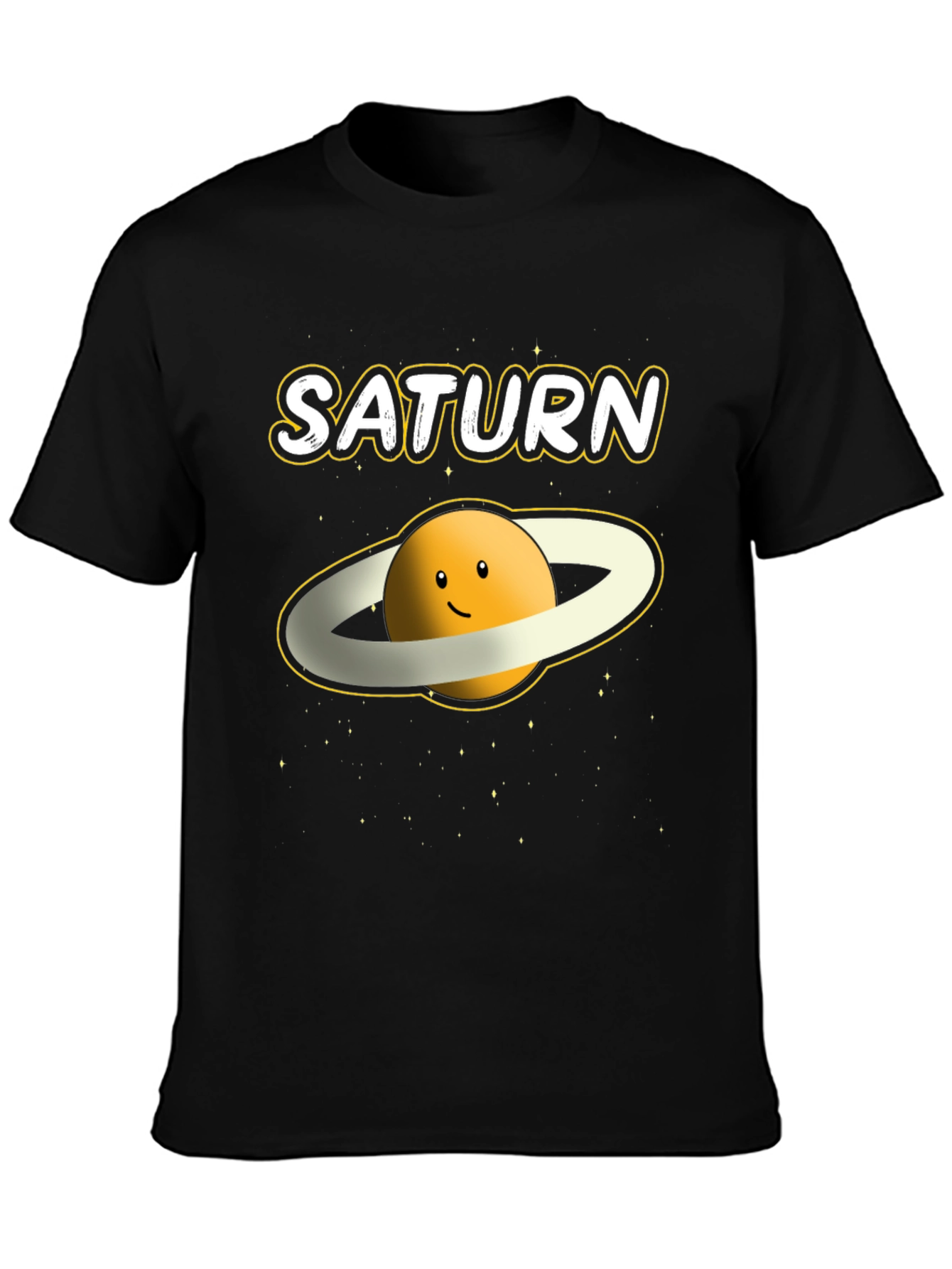 Saturn Planet Graphic T-Shirt - Outer Space Tee