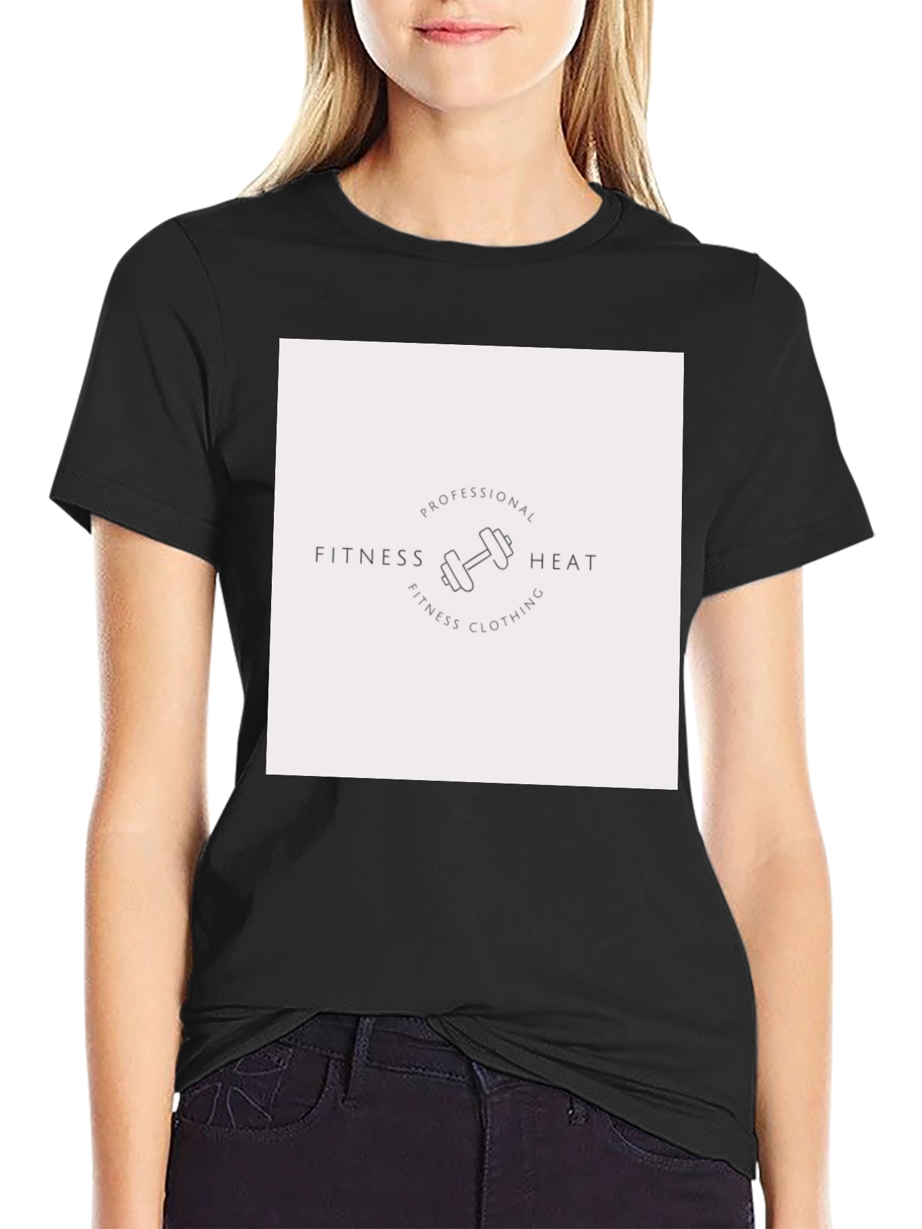 Fitness Heat Black T-Shirt