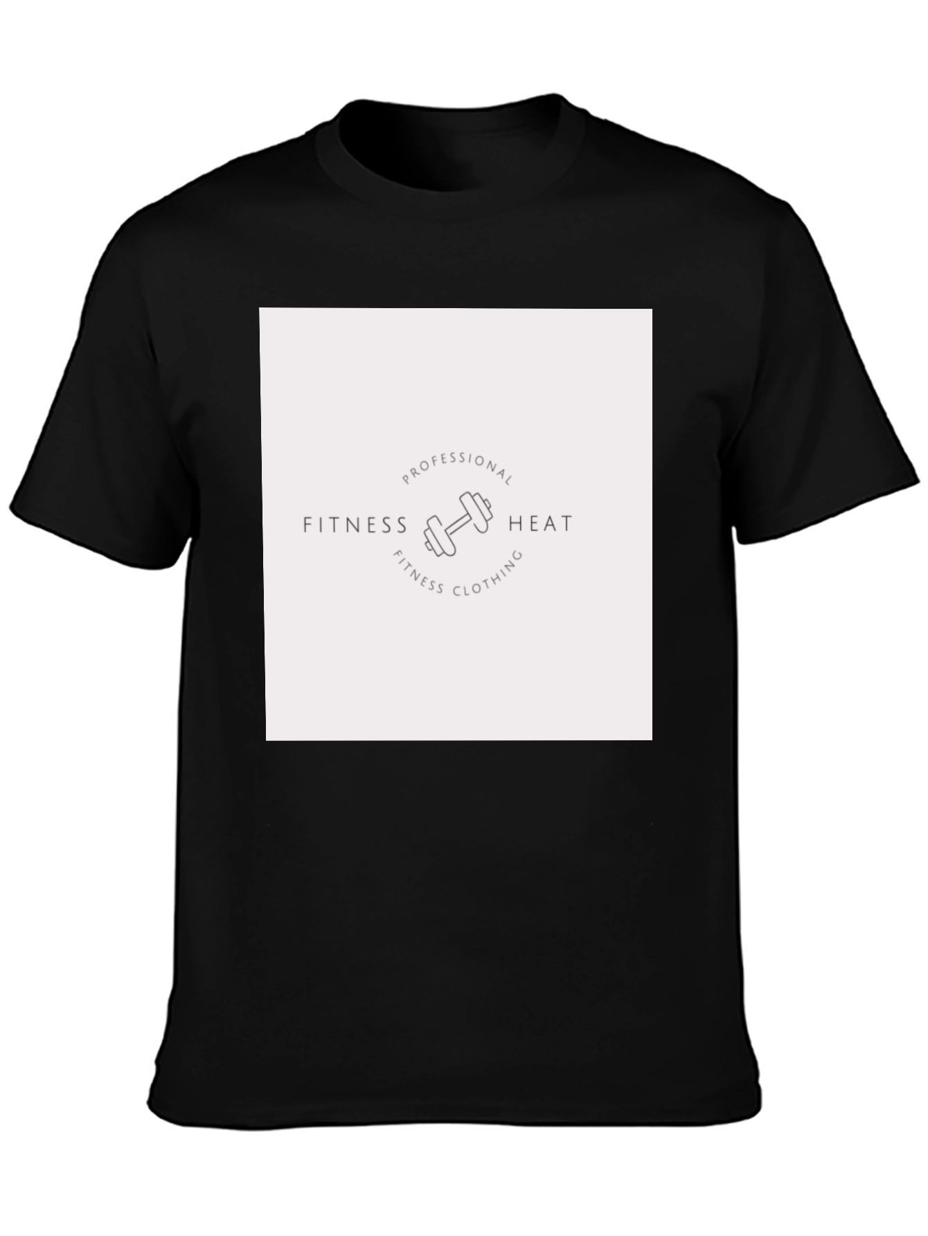 Fitness Heat Black T-Shirt
