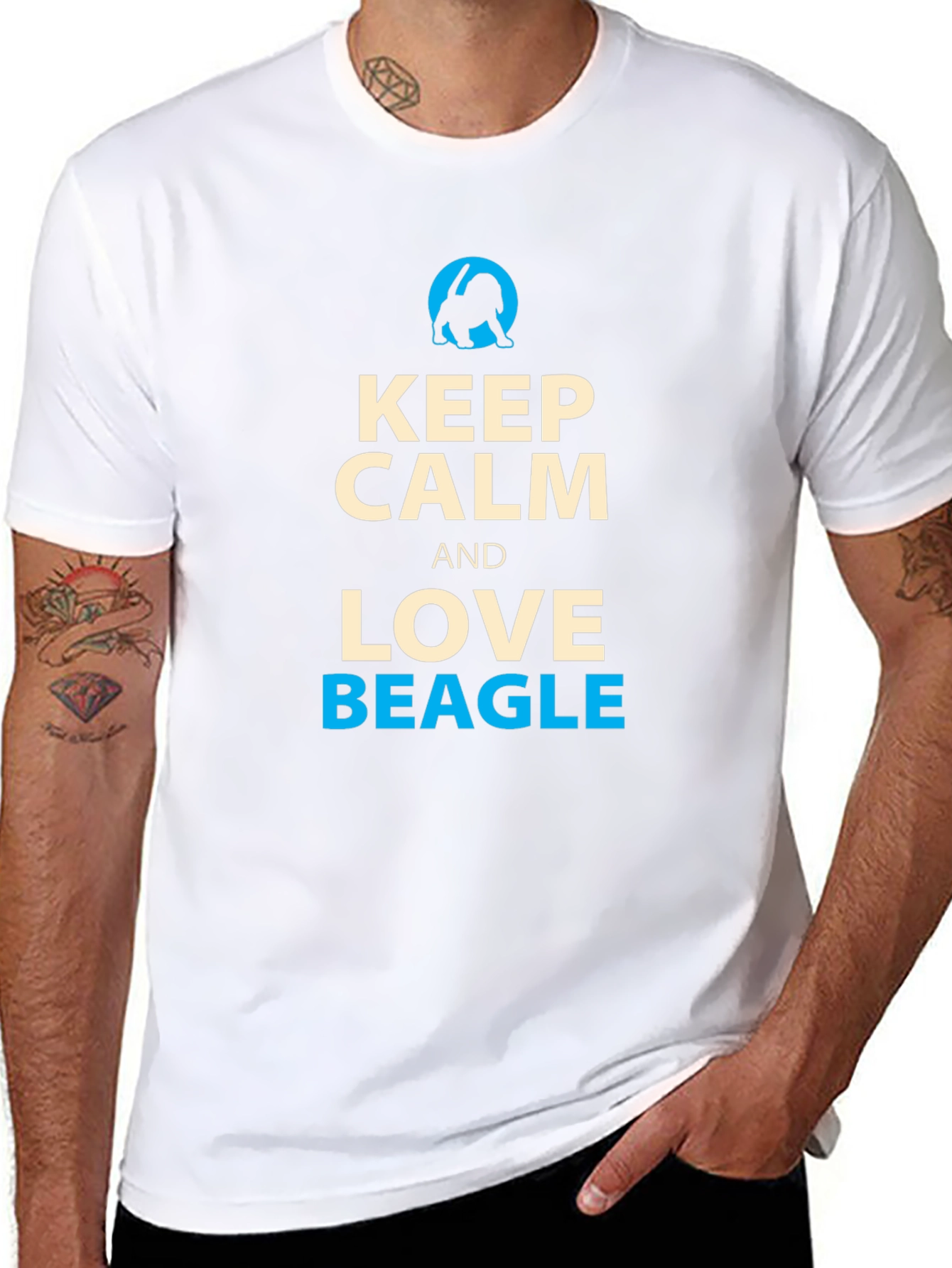 Keep Calm and Love Beagle T-Shirt