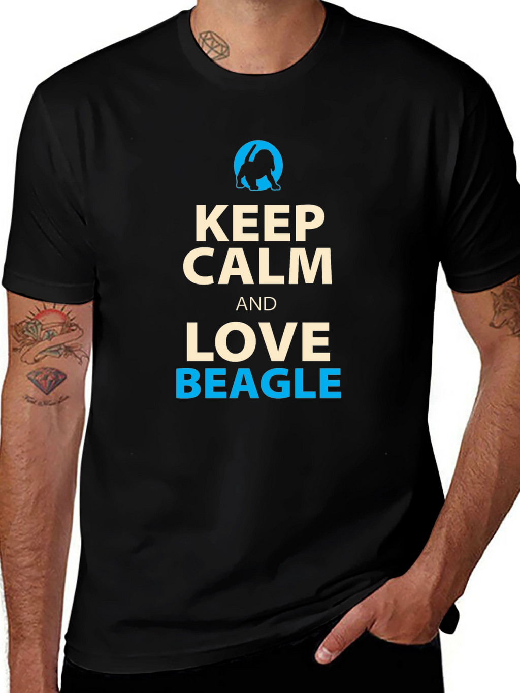 Keep Calm and Love Beagle T-Shirt