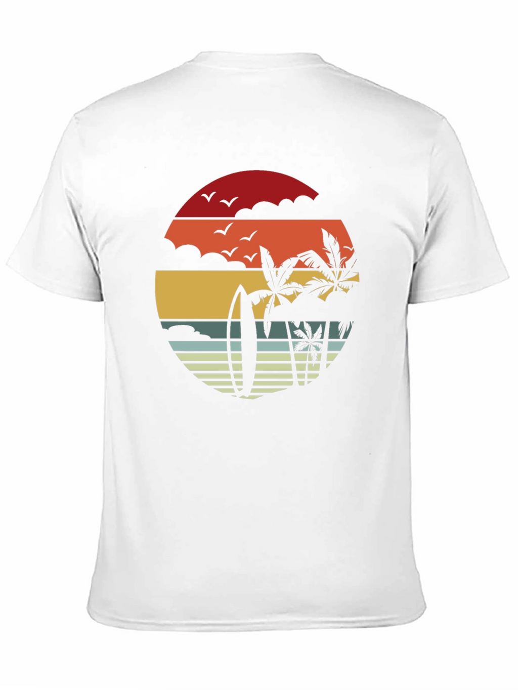 Retro Sunset Beach T-Shirt