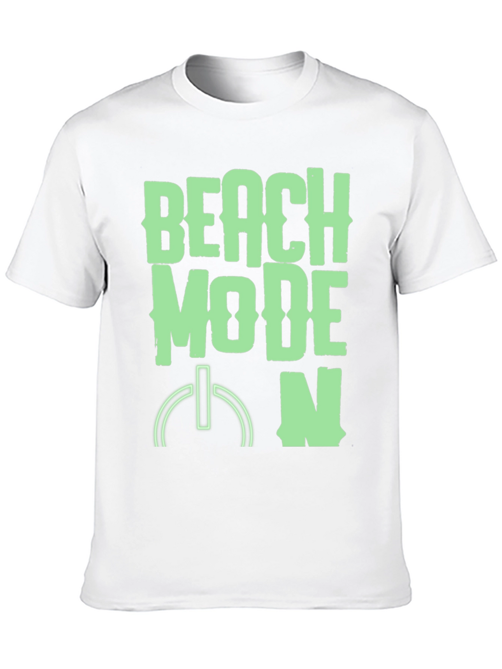 Beach Mode On Black Graphic Tee